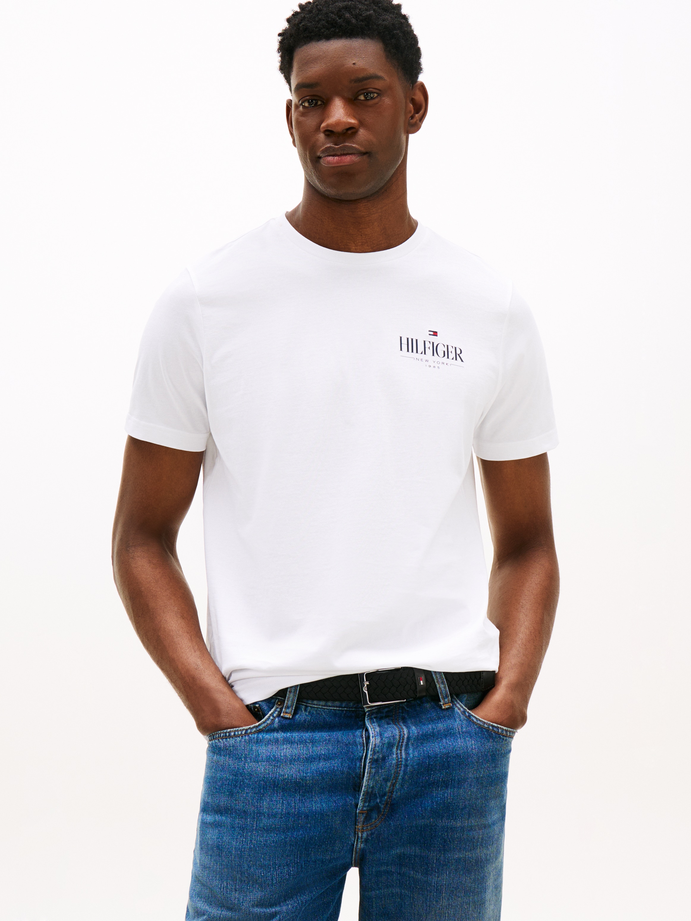 Tommy Hilfiger T-Shirt »HILFIGER STACK TEE«