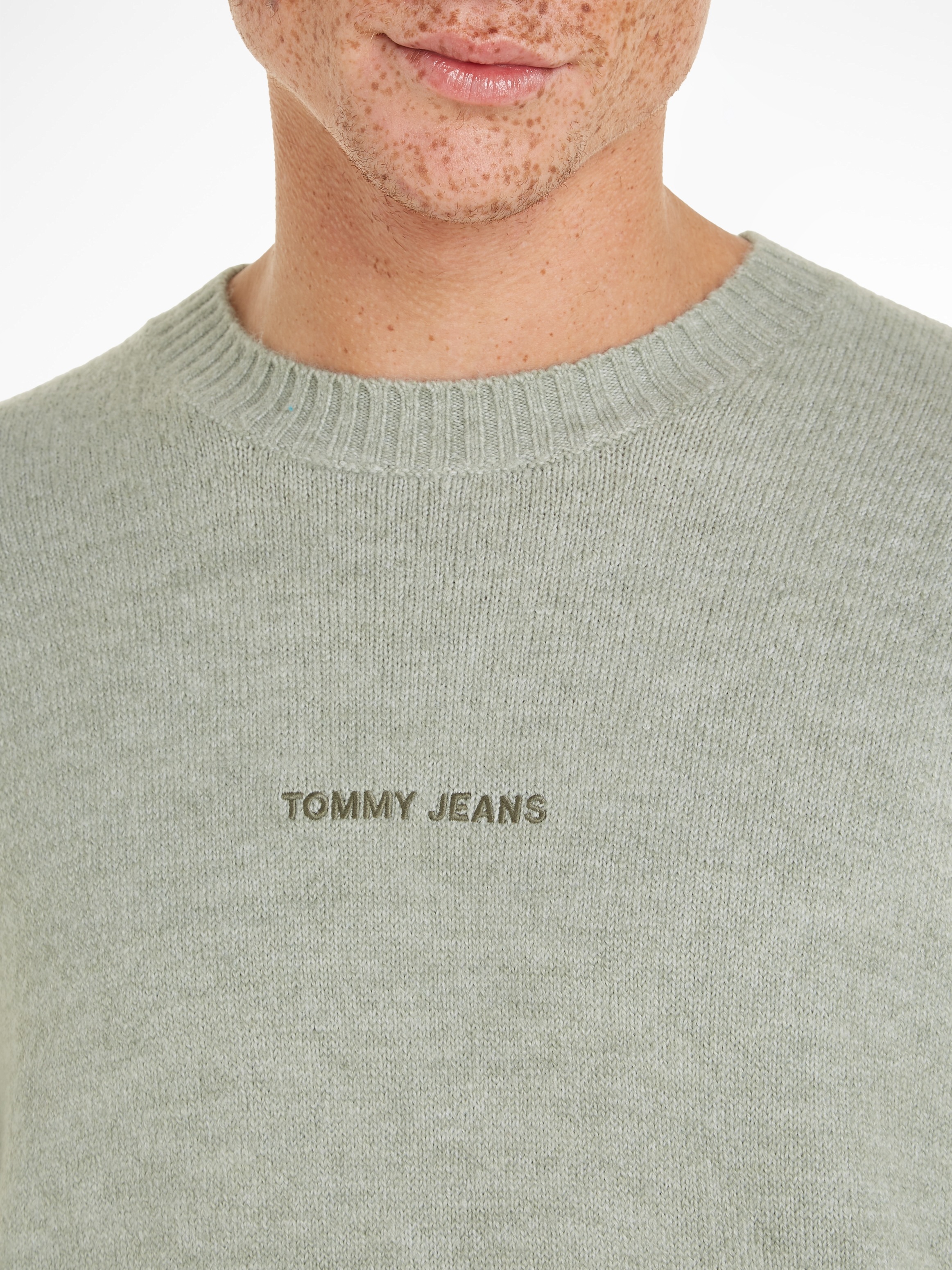 Thumbnail - Tommy Jeans Strickpullover "TJM REG N CLASSICS SWEATER EXT", mit Rundhalsausschnitt
