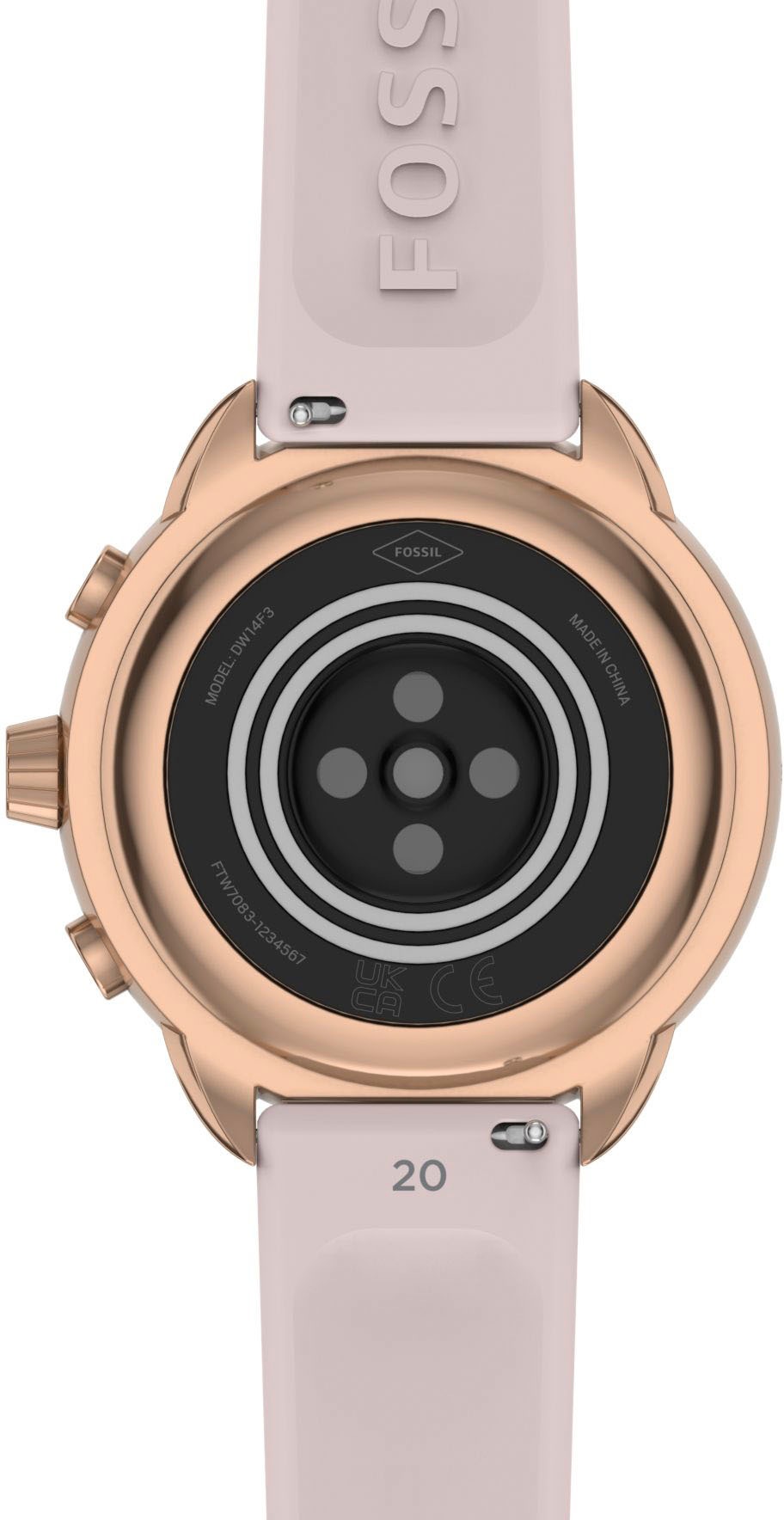 Fossil Smartwatches Smartwatch »WELLNESS EDITION GEN 6 HYBRID, FTW7083«