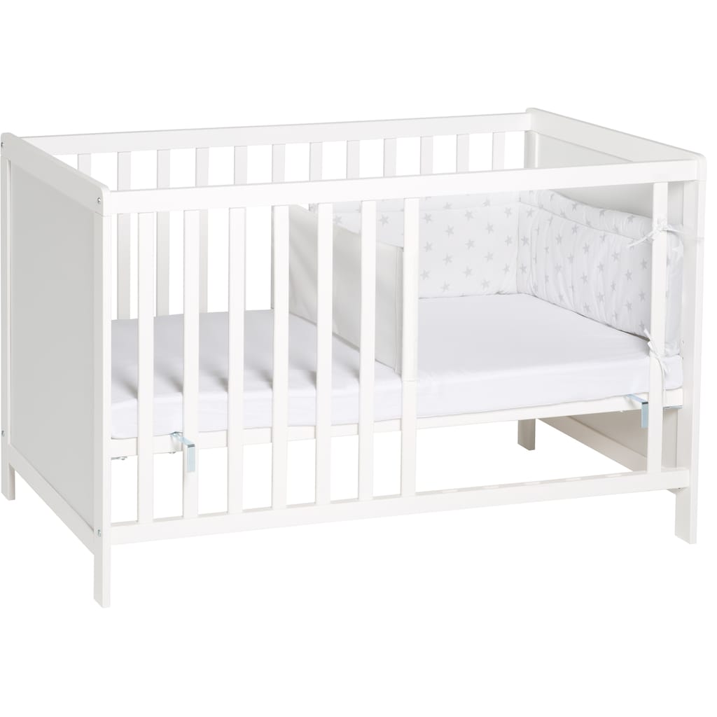 roba® Babybett »Multifunktionsbett mit Beistellfunktion«, (8 tlg.)