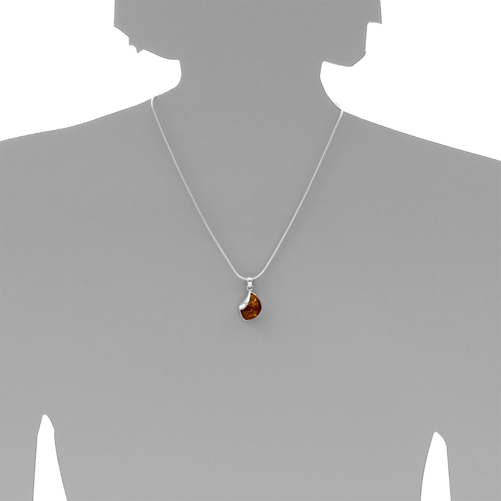 Ostsee-Schmuck Jula Pendant Set Silver 925 50cm 3