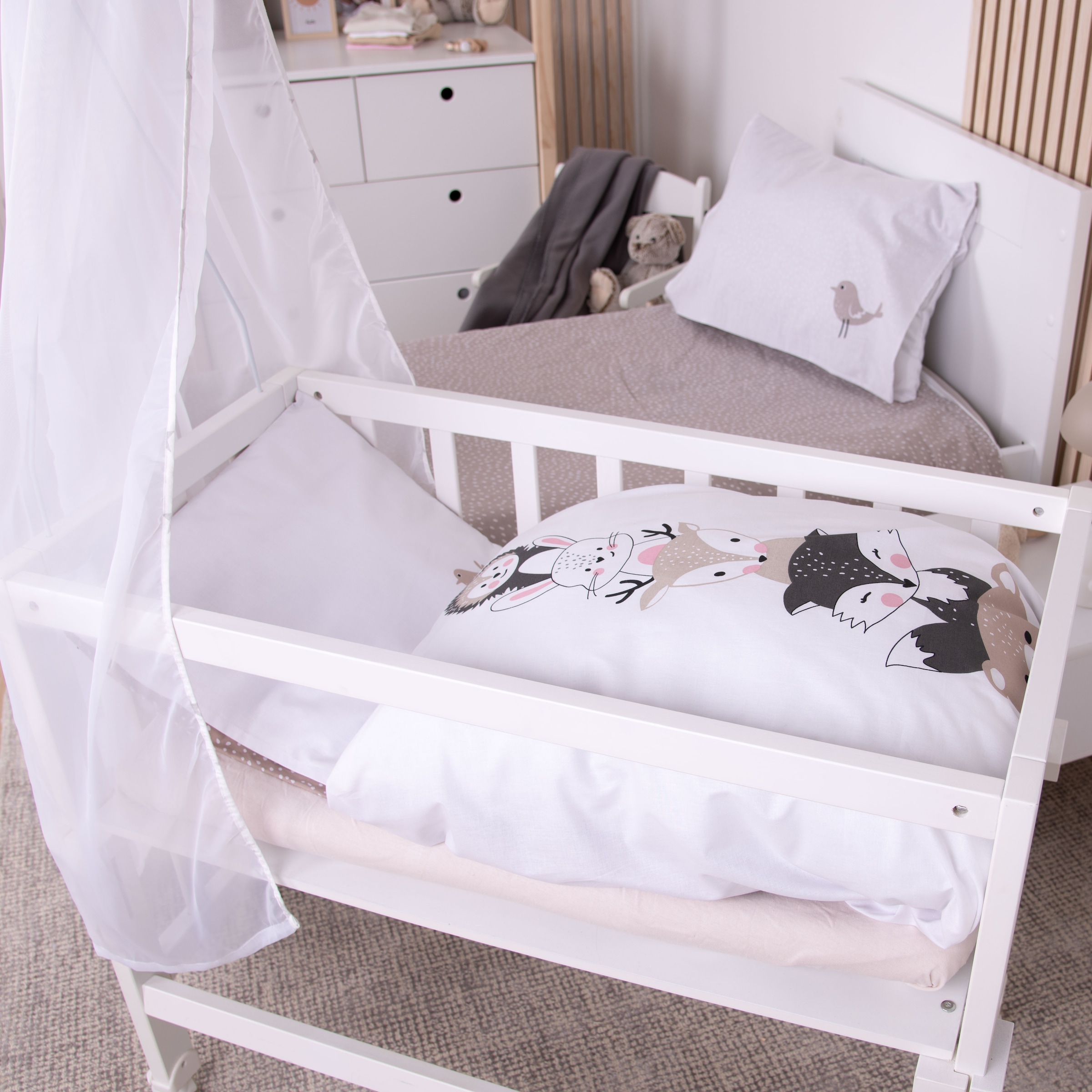 Baby Best Wendebettwäsche »babybest Woodland Crew«