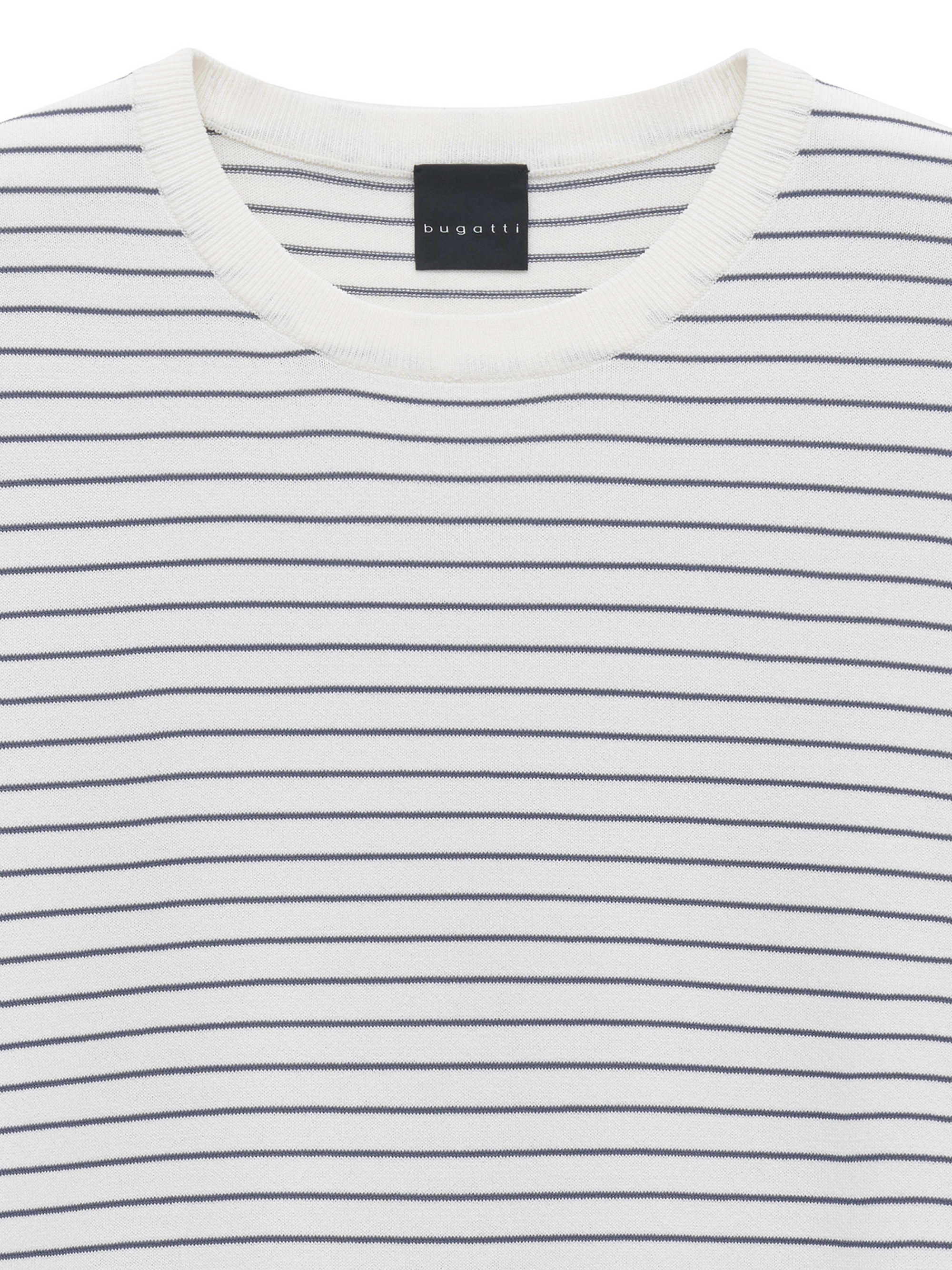 bugatti T-Shirt »Regular Fit« Regular Fit Gestreift Rundhals