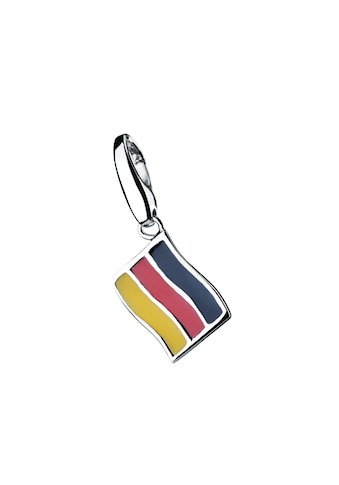 Charm-Einhänger »Flagge Deutschland, Silber 925«