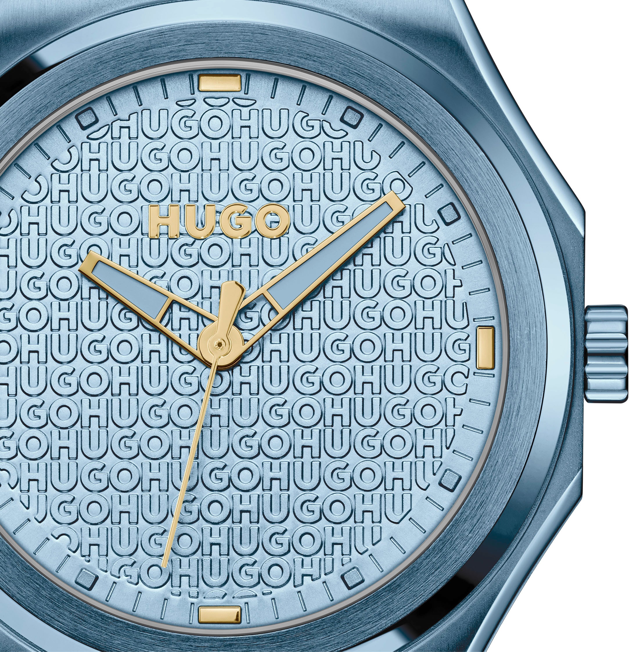 HUGO Quarzuhr »#GRAIL FOR HER«, Armbanduhr, Damenuhr, Silikonarmband, analog