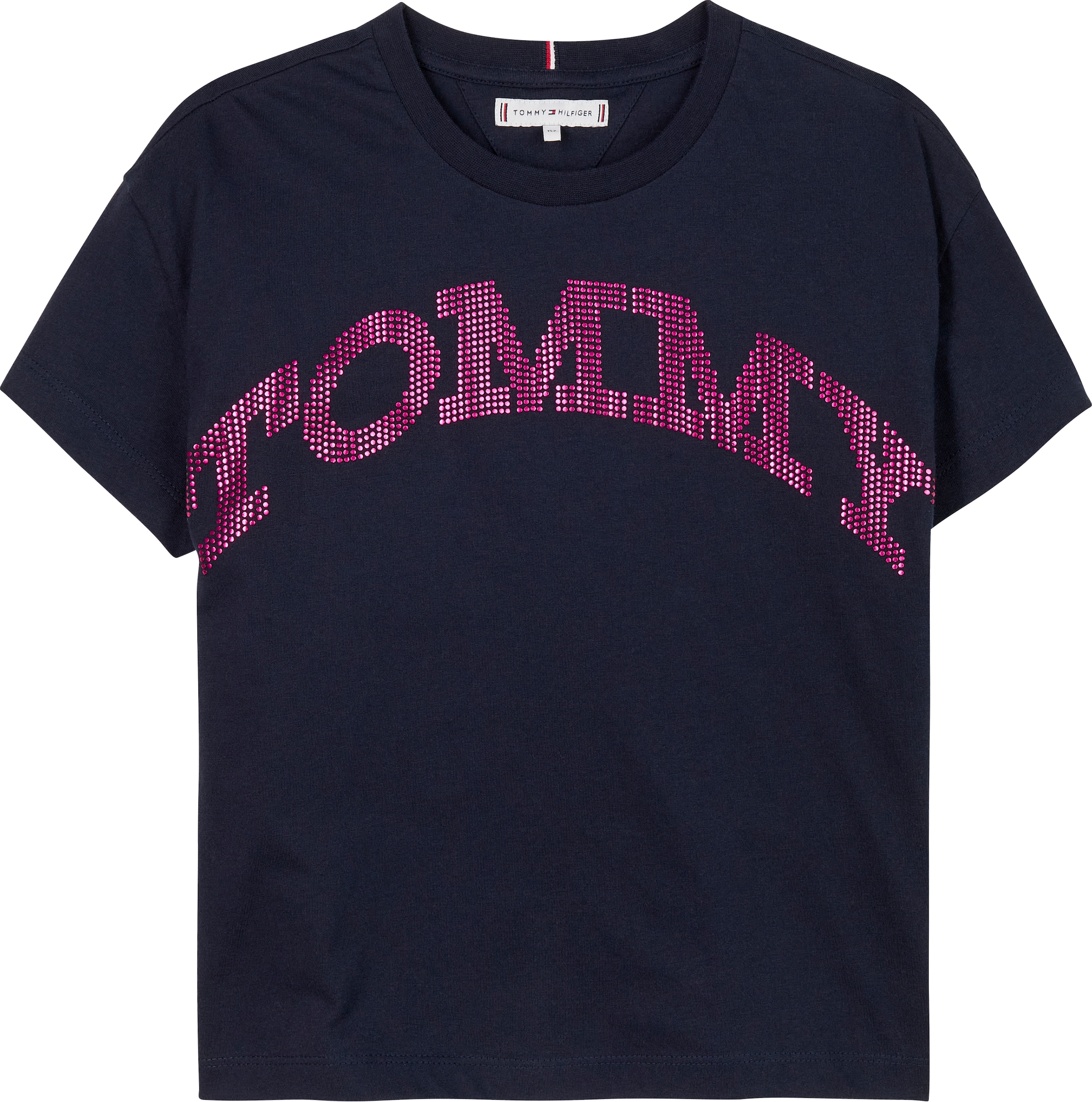 Tommy Hilfiger T-Shirt »TOMMY DOT FOIL TEE SS« mit Foliendruck
