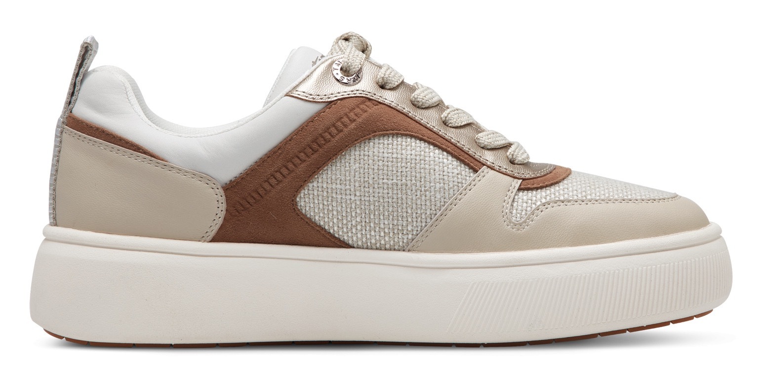 Thumbnail - Tamaris Plateausneaker, Freizeitschuh, Halbschuh, Schnürschuh mit Kontrastbesätzen