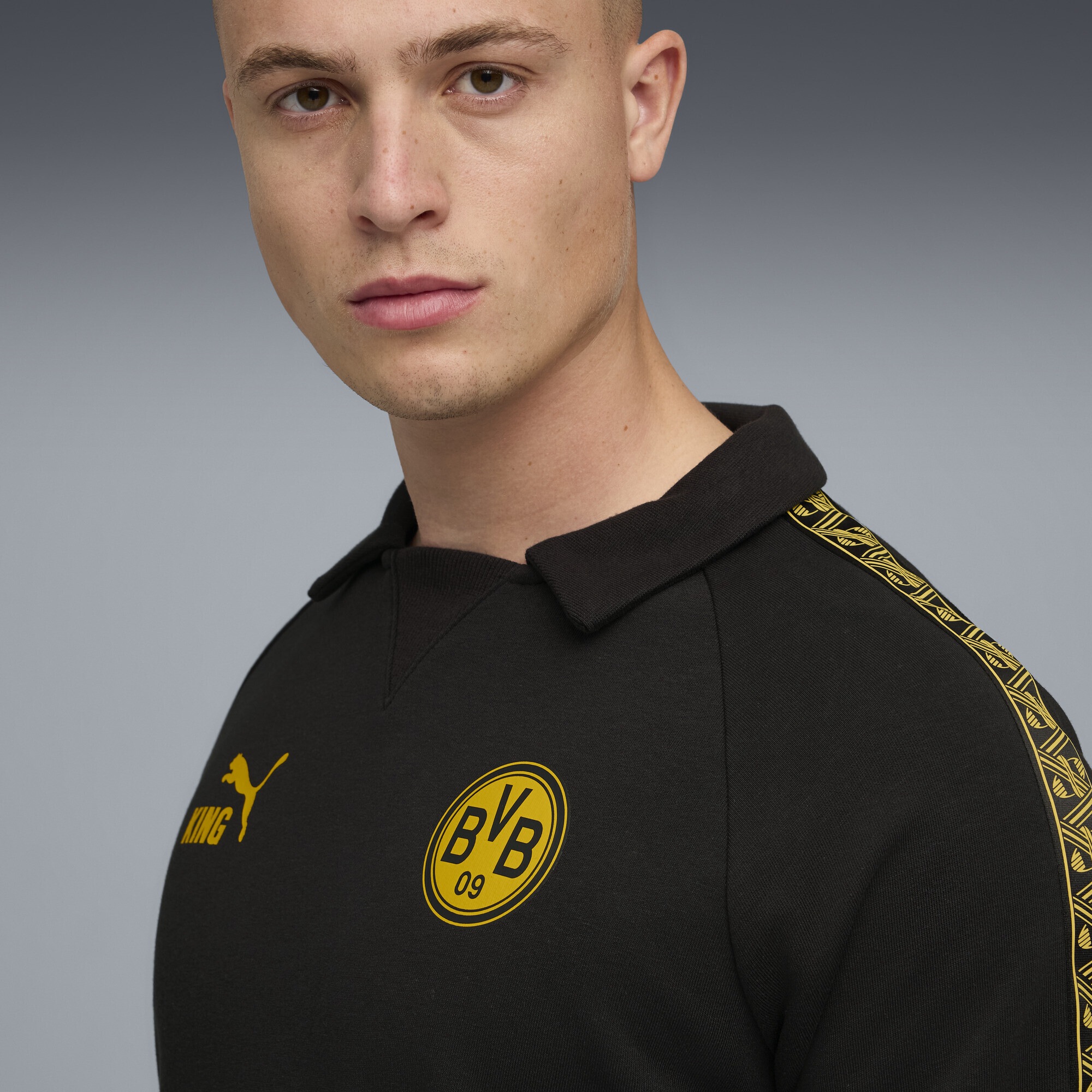 Thumbnail - PUMA Sweatshirt "Borussia Dortmund KING Drill Top Herren"
