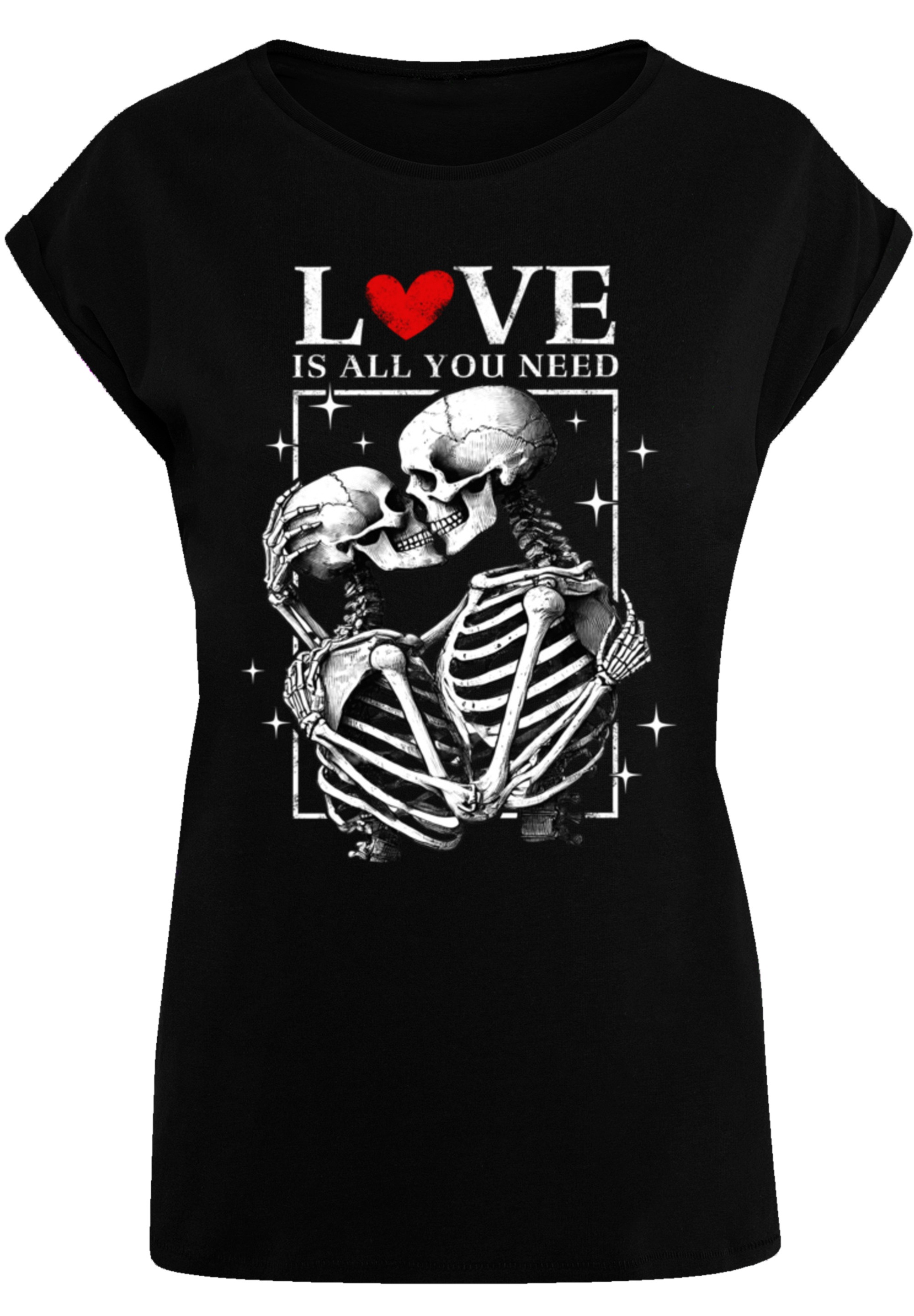 F4NT4STIC T-Shirt »Love is all you need«, Premium Qualität