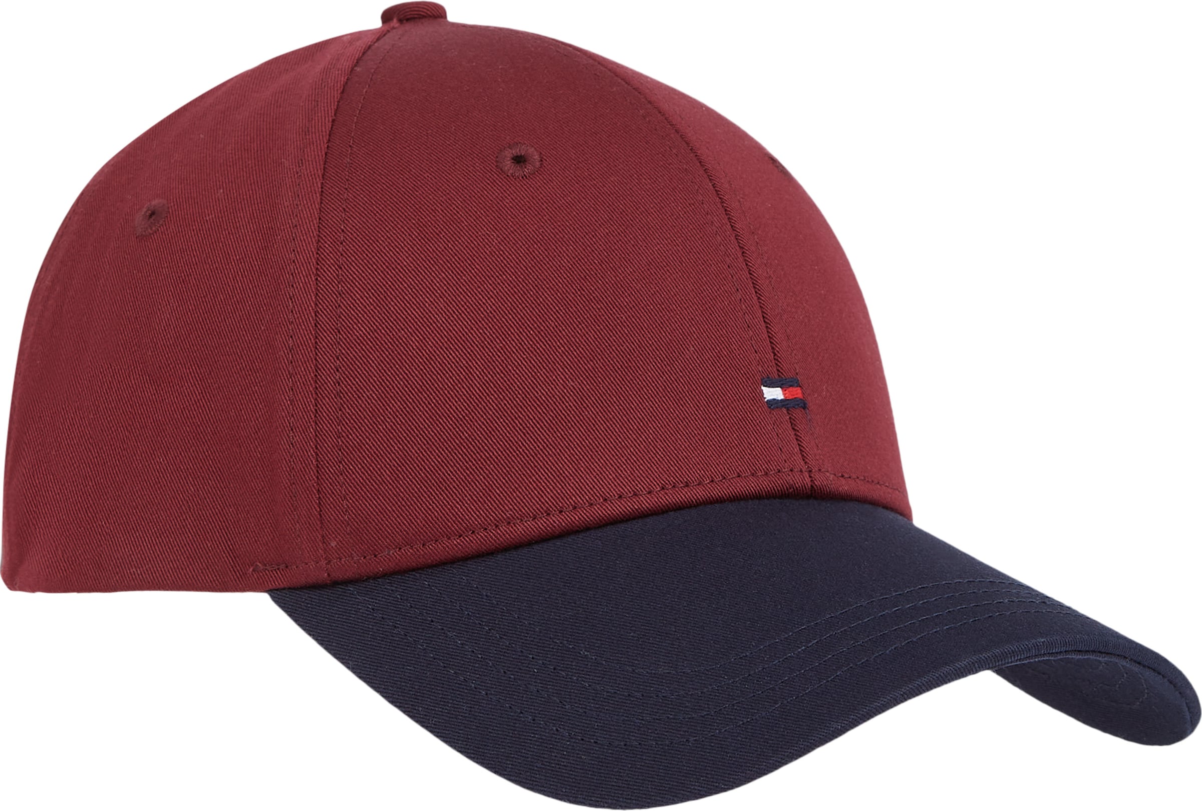 Tommy Hilfiger Baseball Cap »TH FLAG COTTON 6 PANEL CAP«, mit dezenter Labelflag über dem Schild