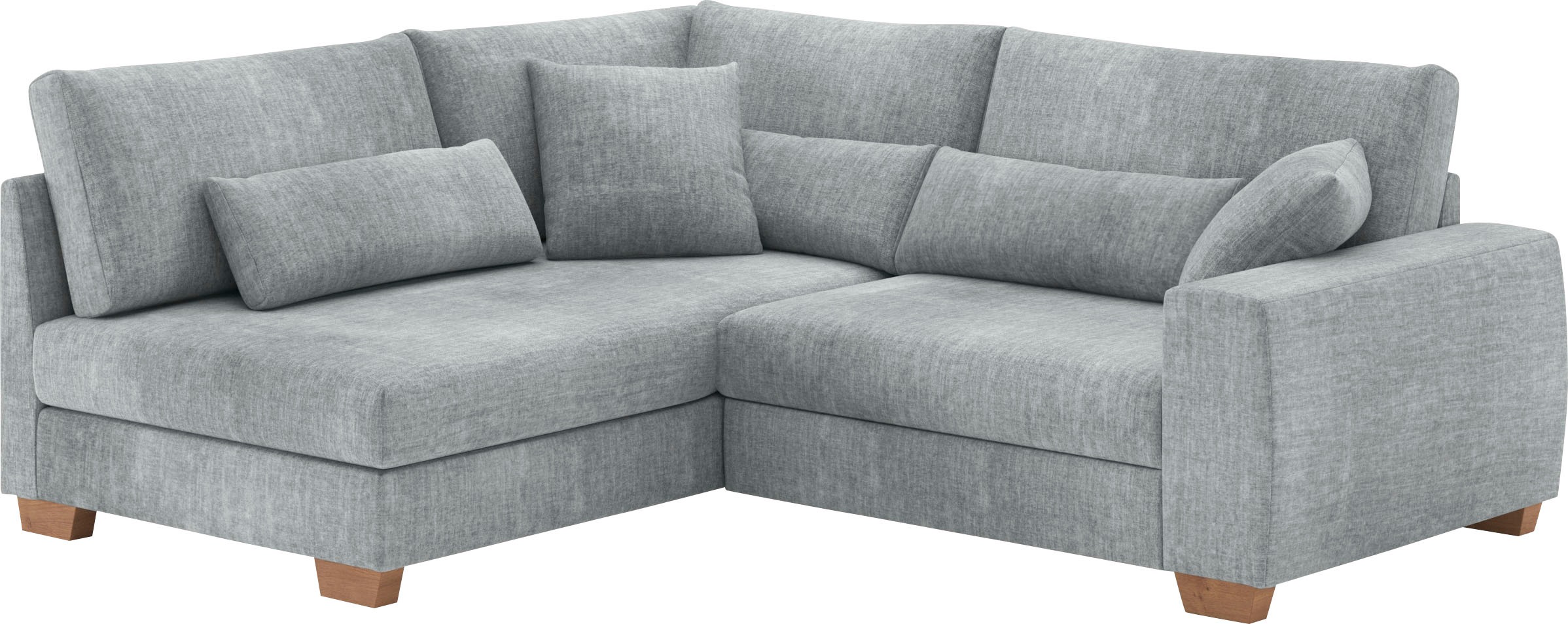 Mr. Couch Ecksofa »Helena L-Form«, Mit Federkern, wahlweise mit Bettfunktion und Taschenfederkern