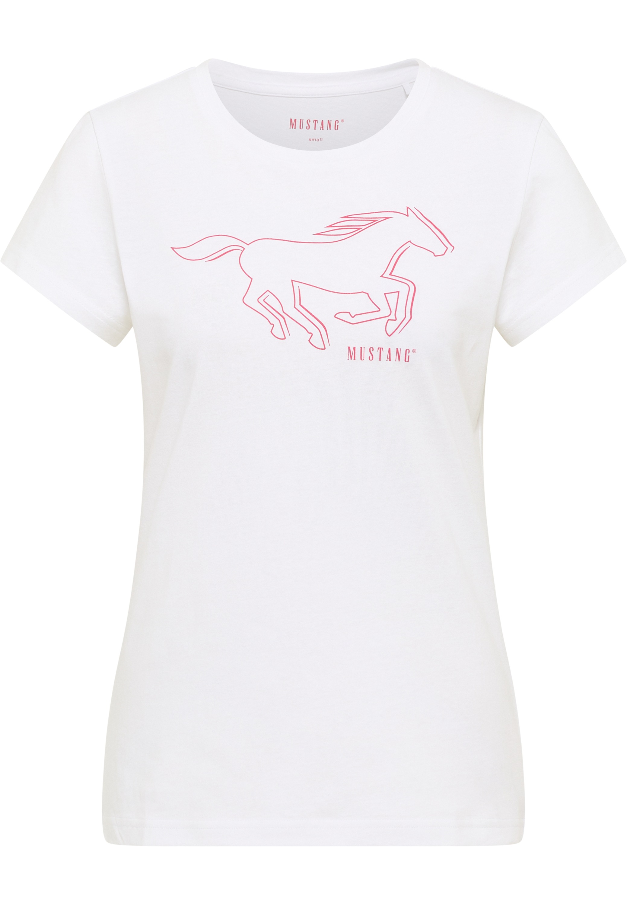 MUSTANG Kurzarmshirt "Damen Style Loa" günstig online kaufen