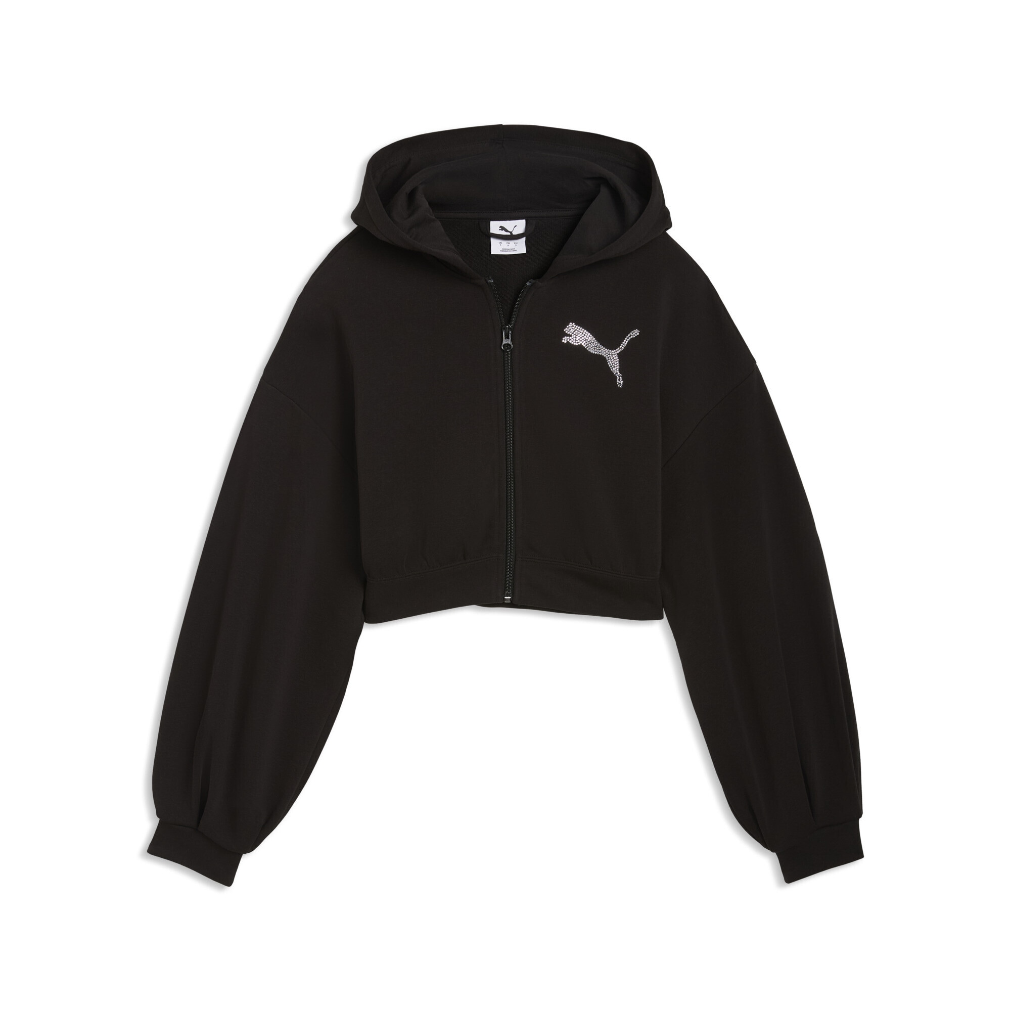 PUMA Hoodie "Essentials Graphics Bedazzled Kapuzenjacke Damen" günstig online kaufen