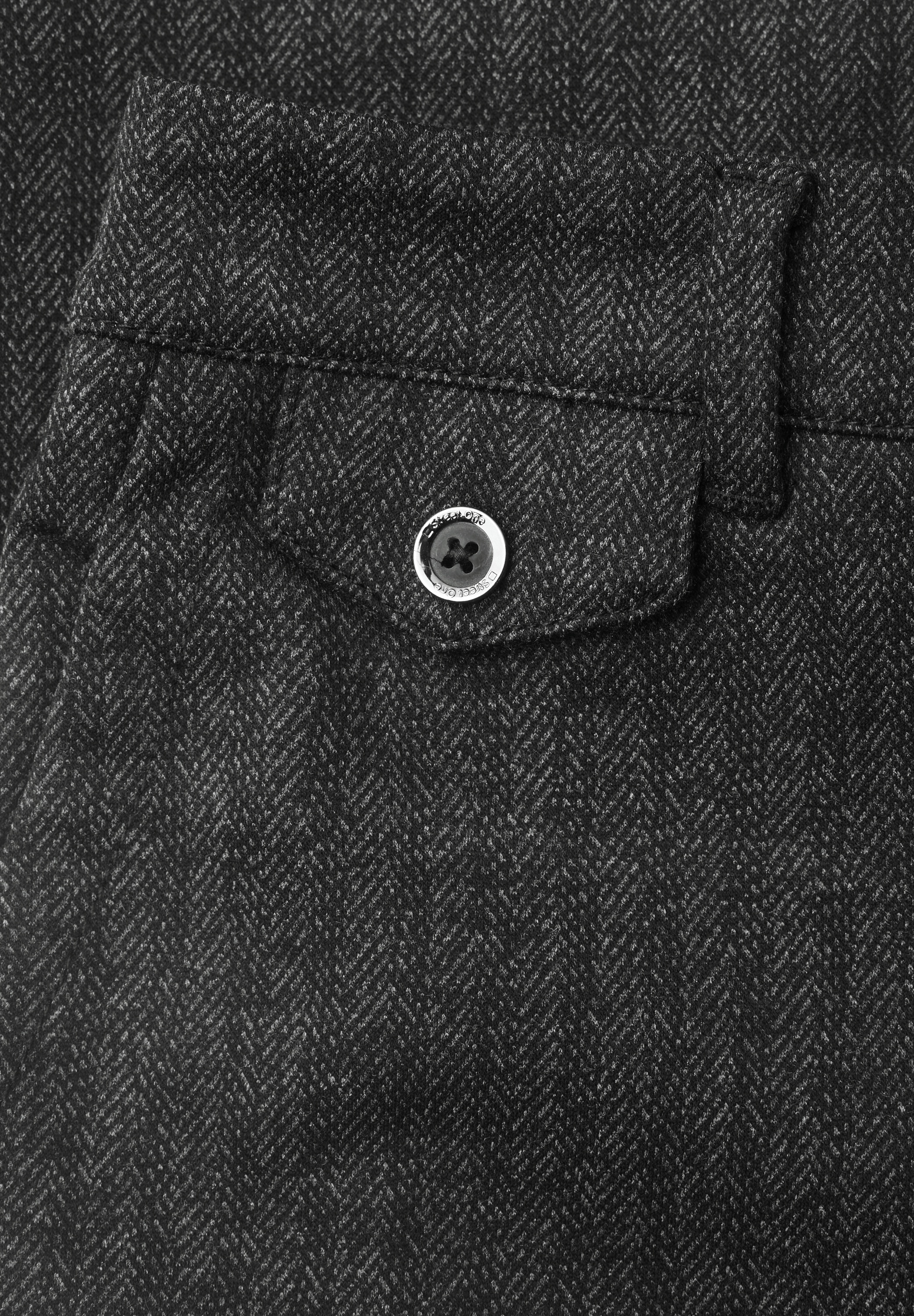 STREET ONE Chinohose  kariert
