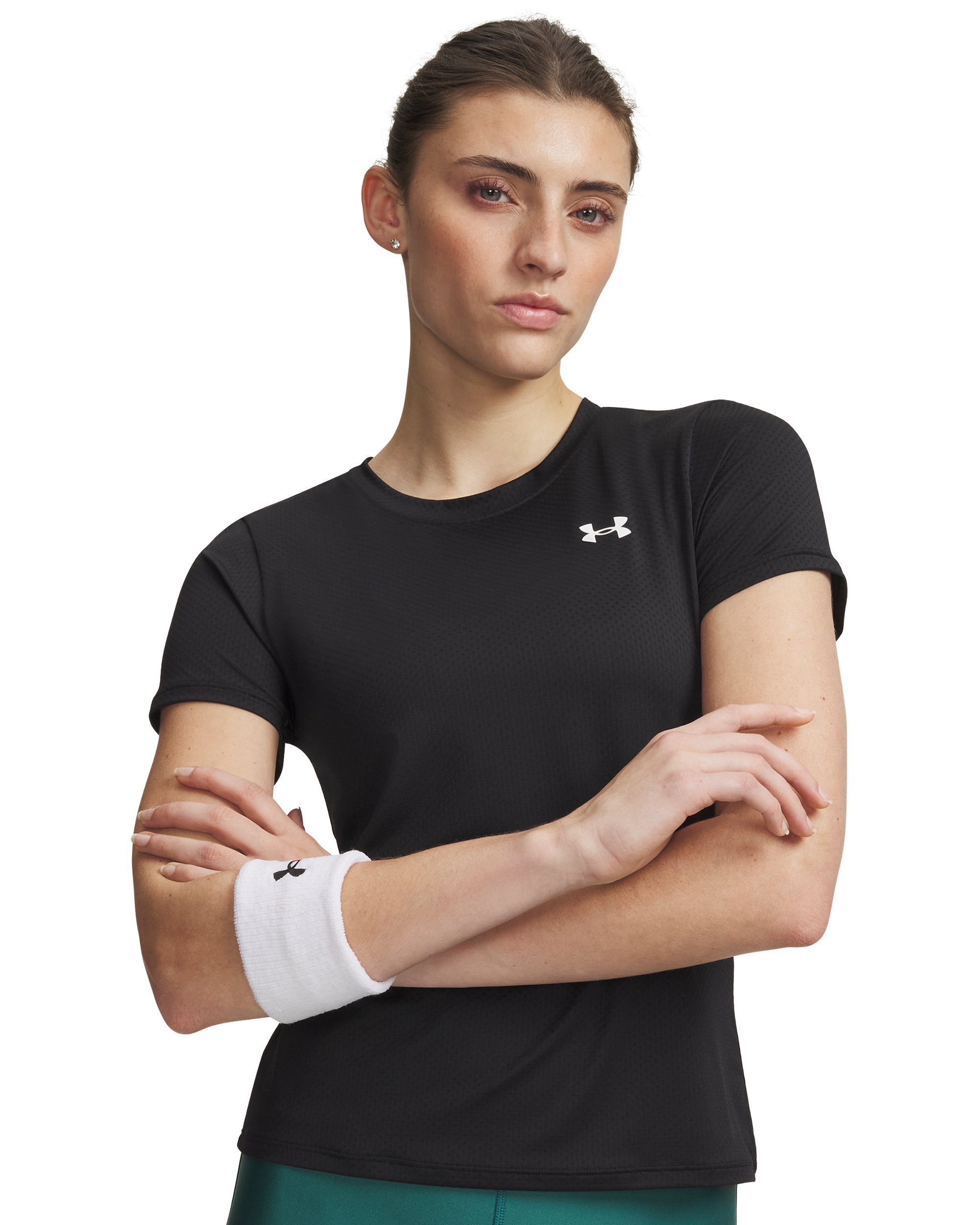 Under Armour T-Shirt aus Netzstoff, atmungsaktiv, schnell trocknend, mit 4-Wege-Stretch