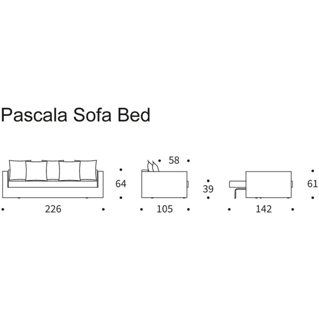 INNOVATION LIVING ™ Schlafsofa »PASCALA«