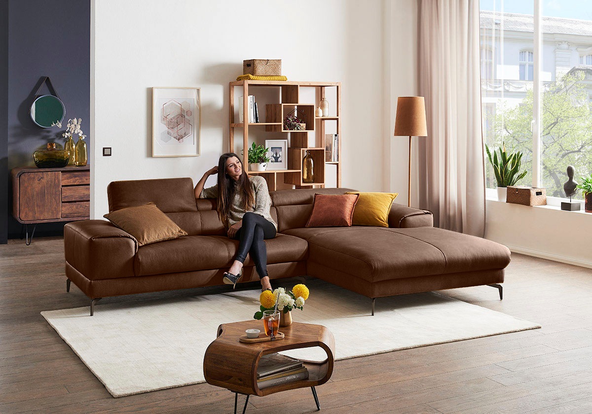 W.SCHILLIG Ecksofa "Piedroo, Designsofa mit tollem Sitzkomfort, elegant und günstig online kaufen