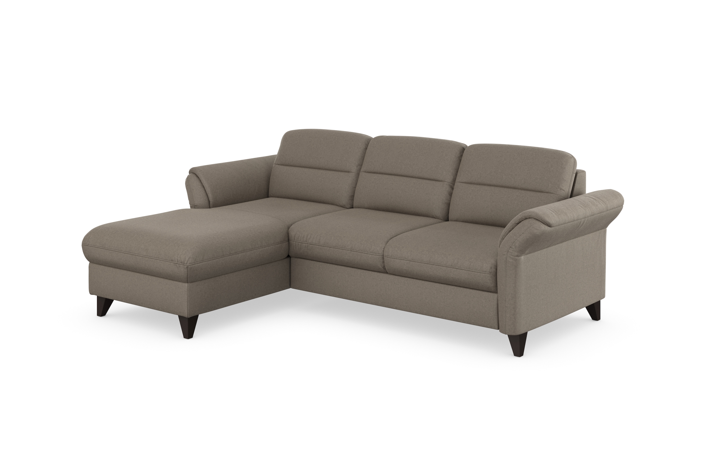 sit&more Ecksofa »Mellum L-Form«, Federkern, wahlweise mit Bettfunktion, Bettkasten und Armteilfunktion