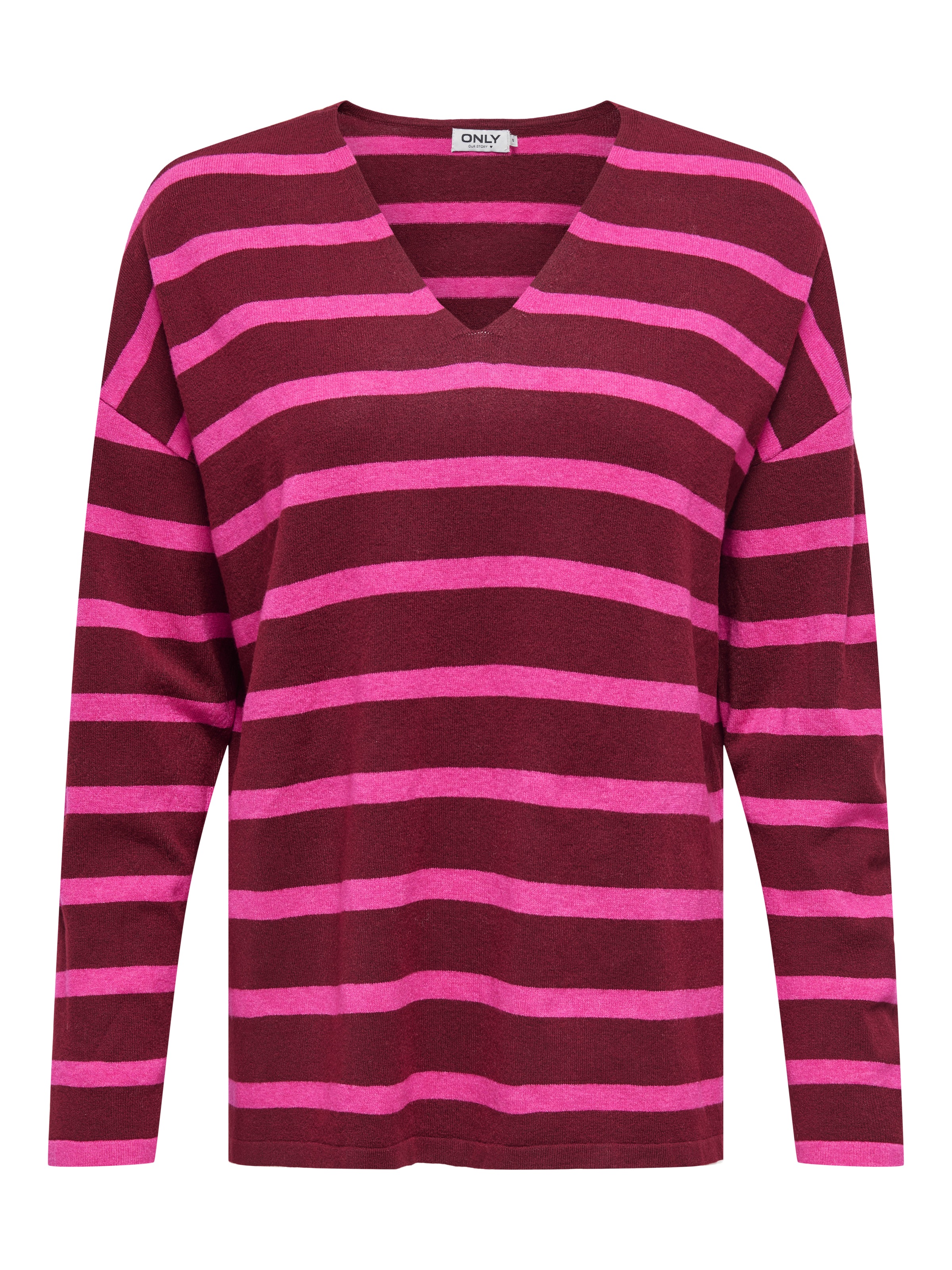 ONLY Strickpullover "ONLAMALIO LIFE LS V-NECK KNT" günstig online kaufen