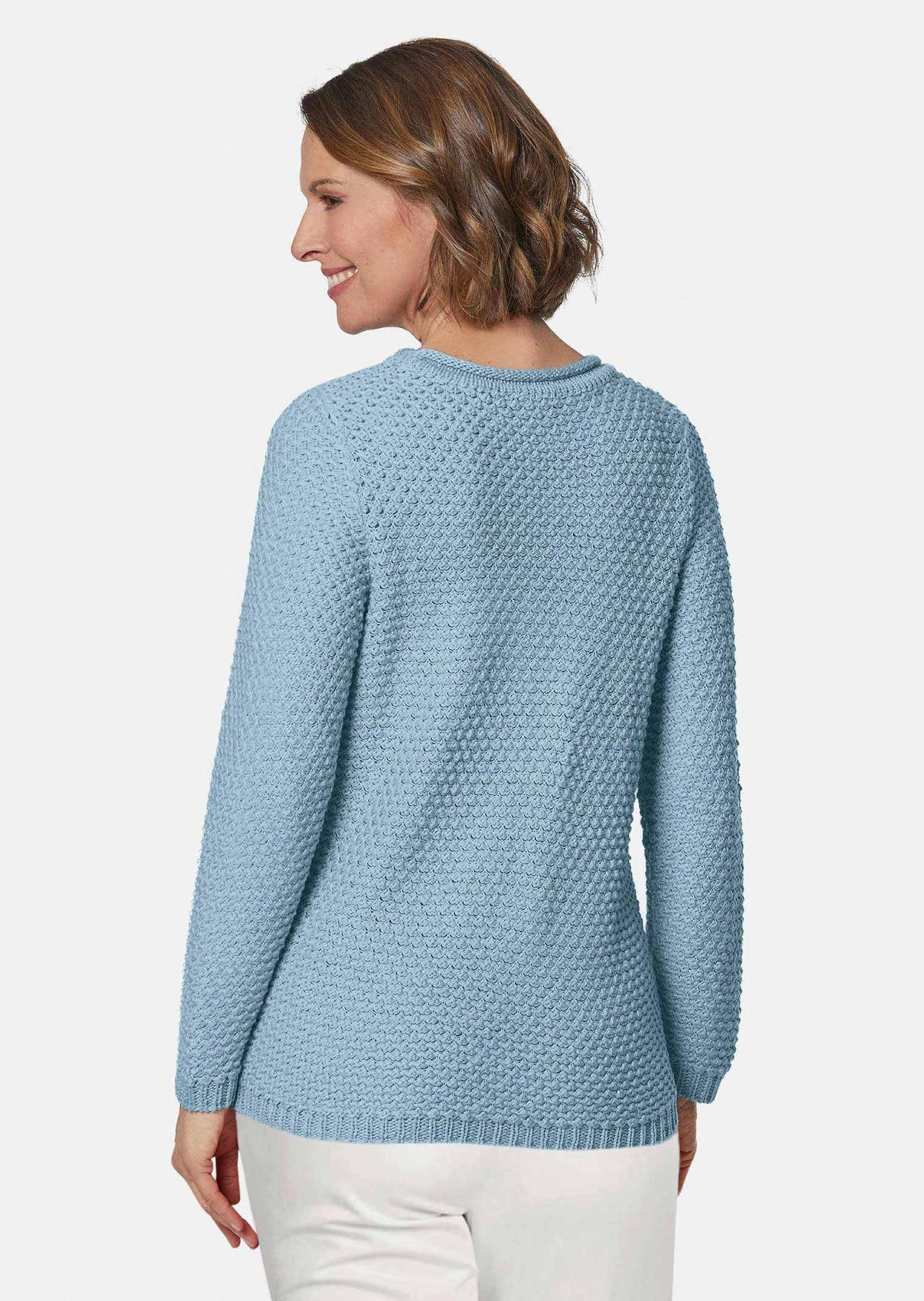 GOLDNER Strickpullover »Pullover Pullover mit schönem Ajourmuster«