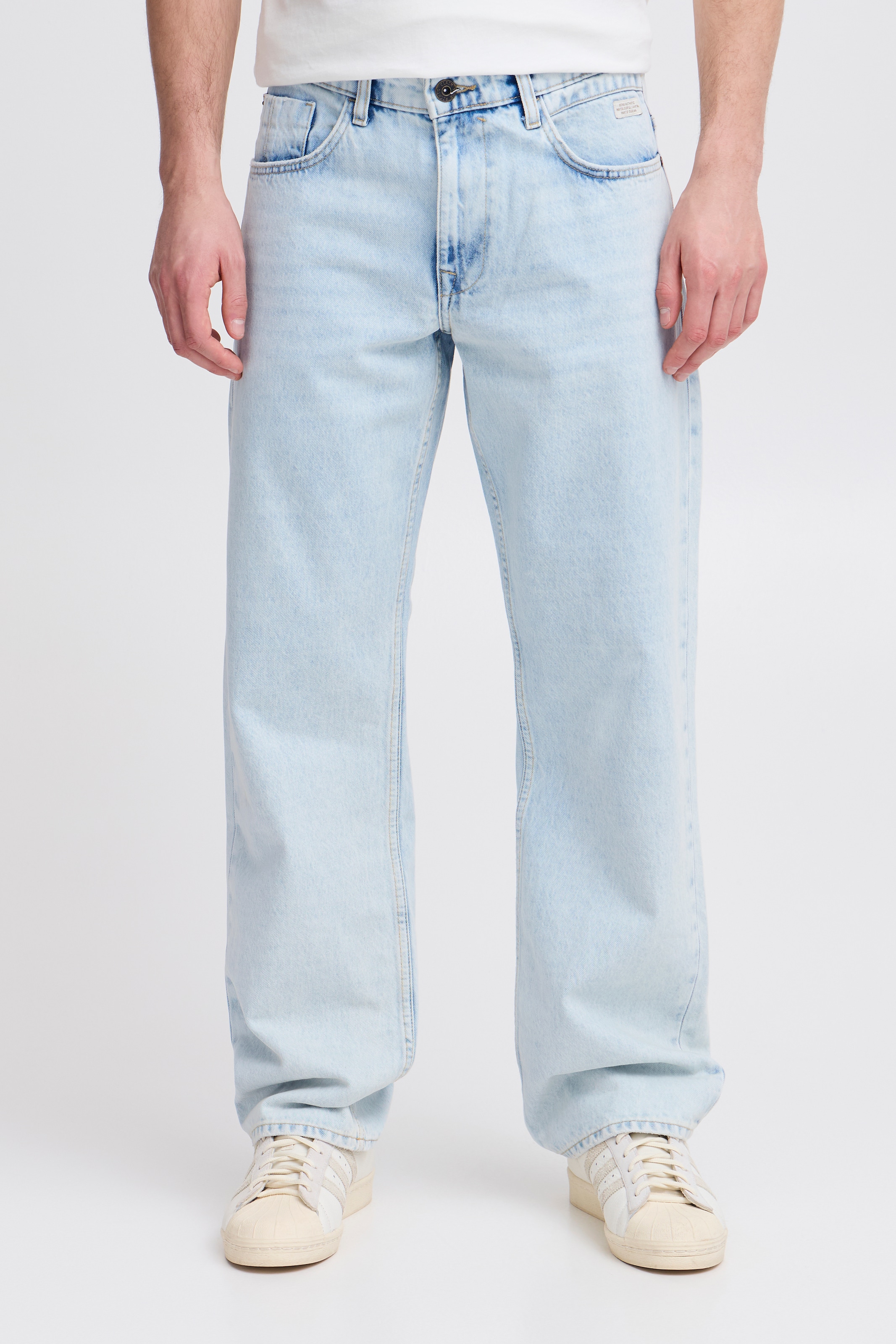 Blend Loose-fit-Jeans "BHFLAKE LOOSE FIT JEANS" lockere Passform, mit Abriebeffekten