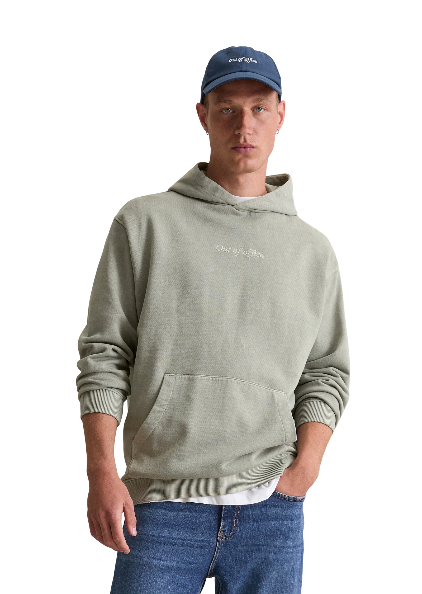 Marc OPolo DENIM Sweatshirt "aus recycelter Baumwolle" günstig online kaufen