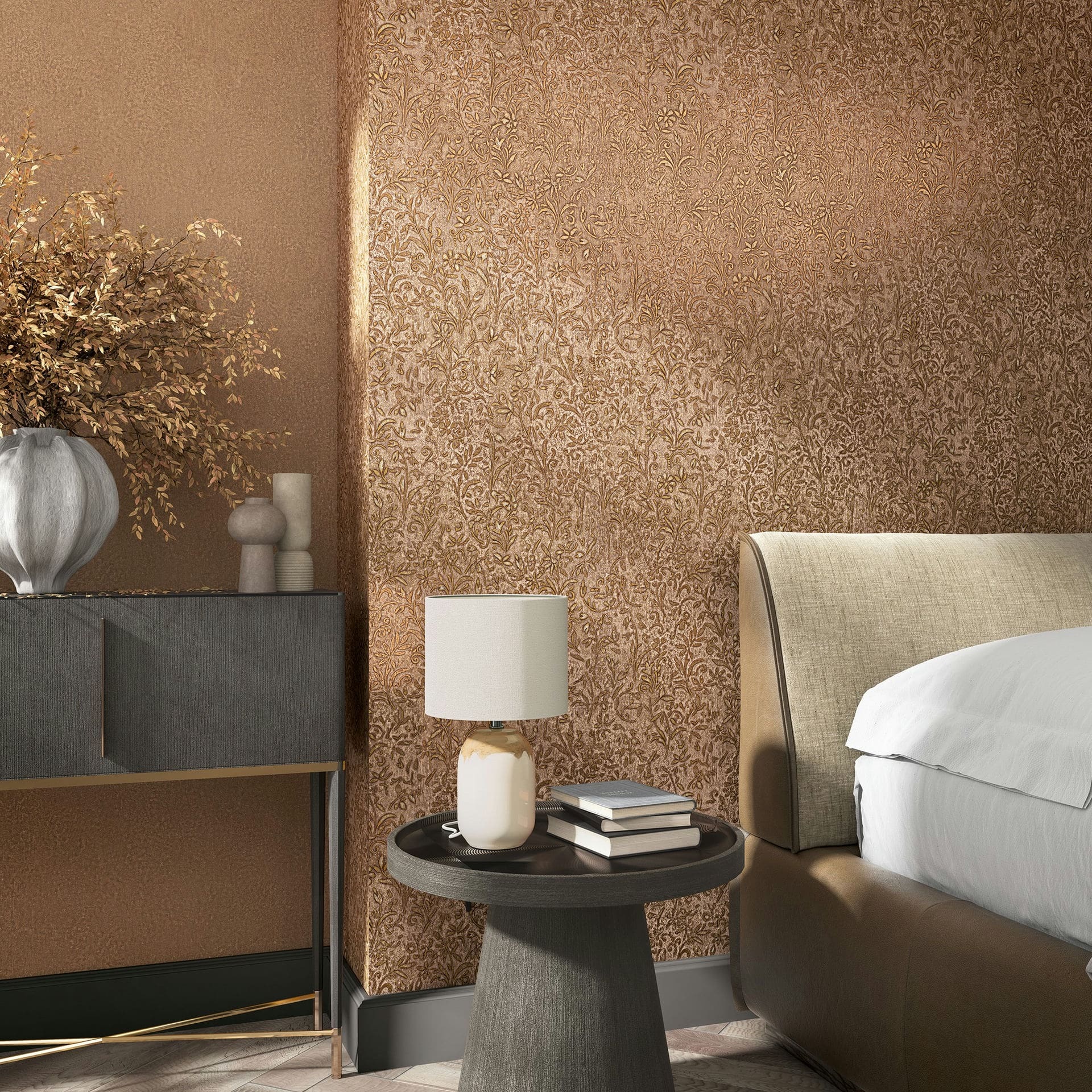 Marburg Vliestapete »Tapete Blossom Touch«, floral, moderne Vliestapete für Wohnzimmer Schlafzimmer Küche