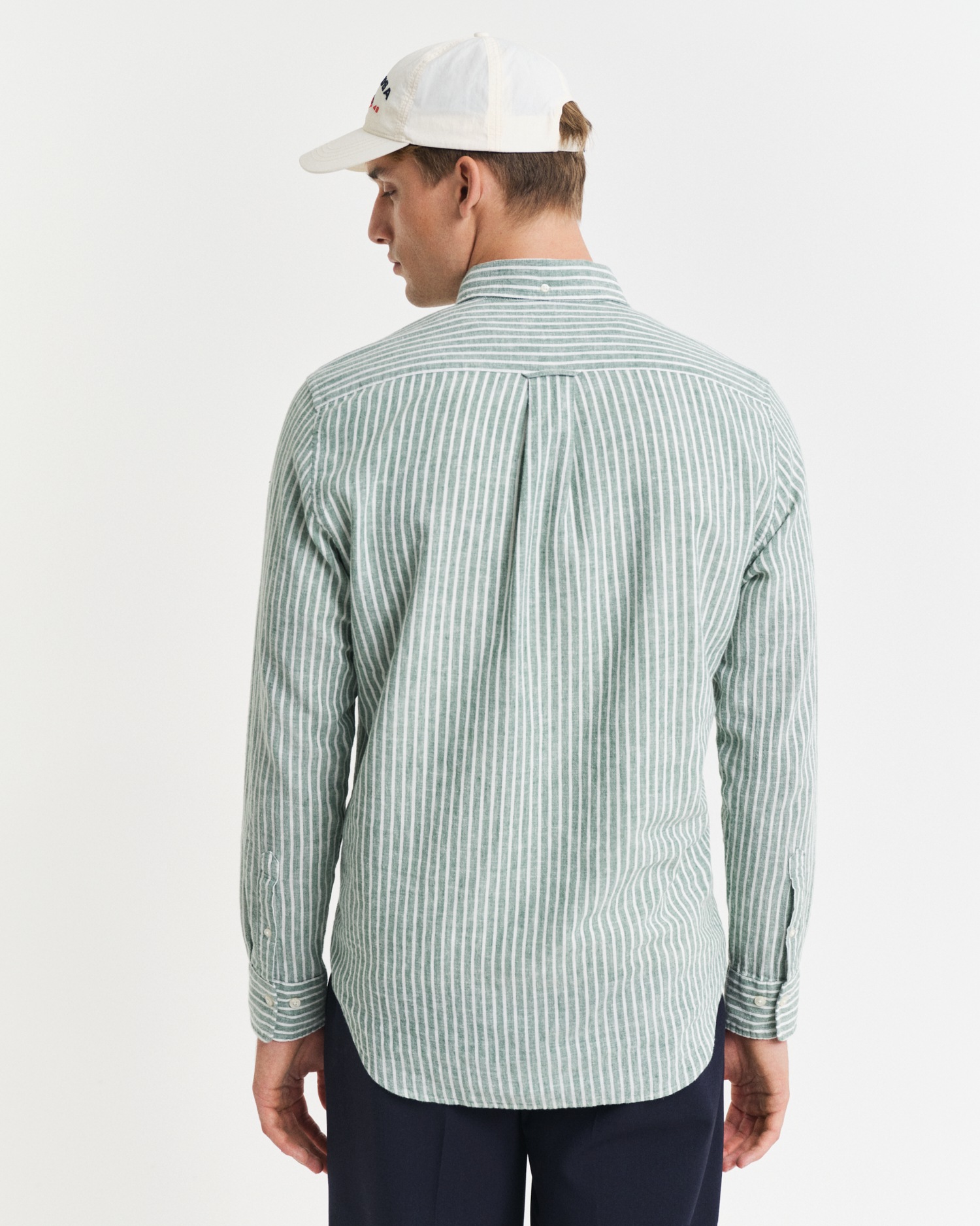 Gant "REG COTTON LINEN STRIPE SHIRT" leicht, luftig und atmungsaktiv günstig online kaufen