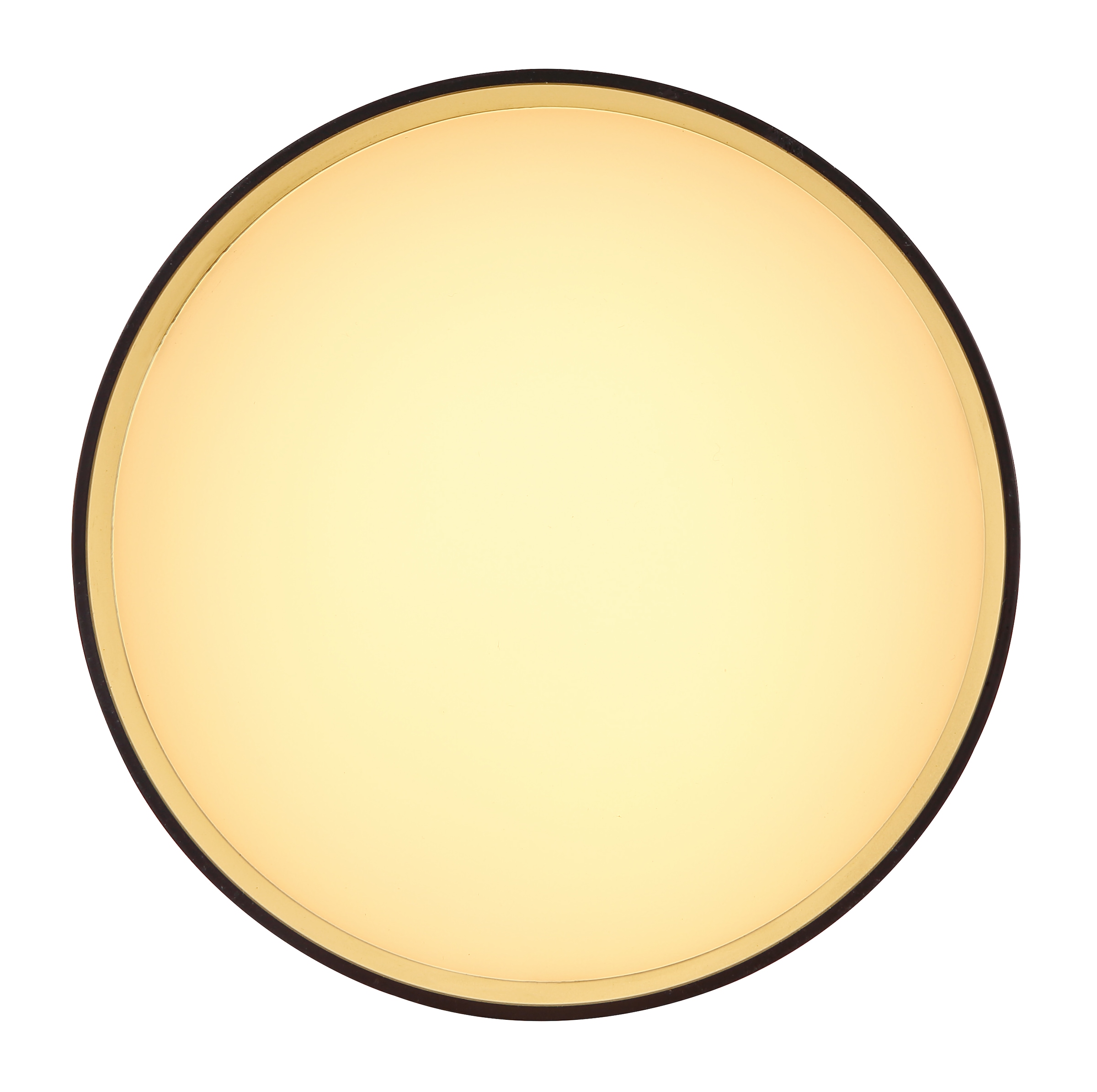 GLOBO LIGHTING LED Deckenleuchte »JENNY«, Leuchtmittel LED-Modul | LED fest integriert, Deckenlampe / Schlafzimmer / Wohnbereich / schwarz / rund / Aluminium