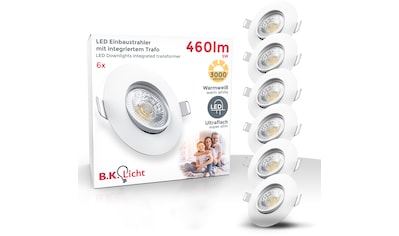 B.K.Licht LED Einbauleuchte, 6 flammig-flammig, Einbauspots, schwenkbar, IP23,... kaufen