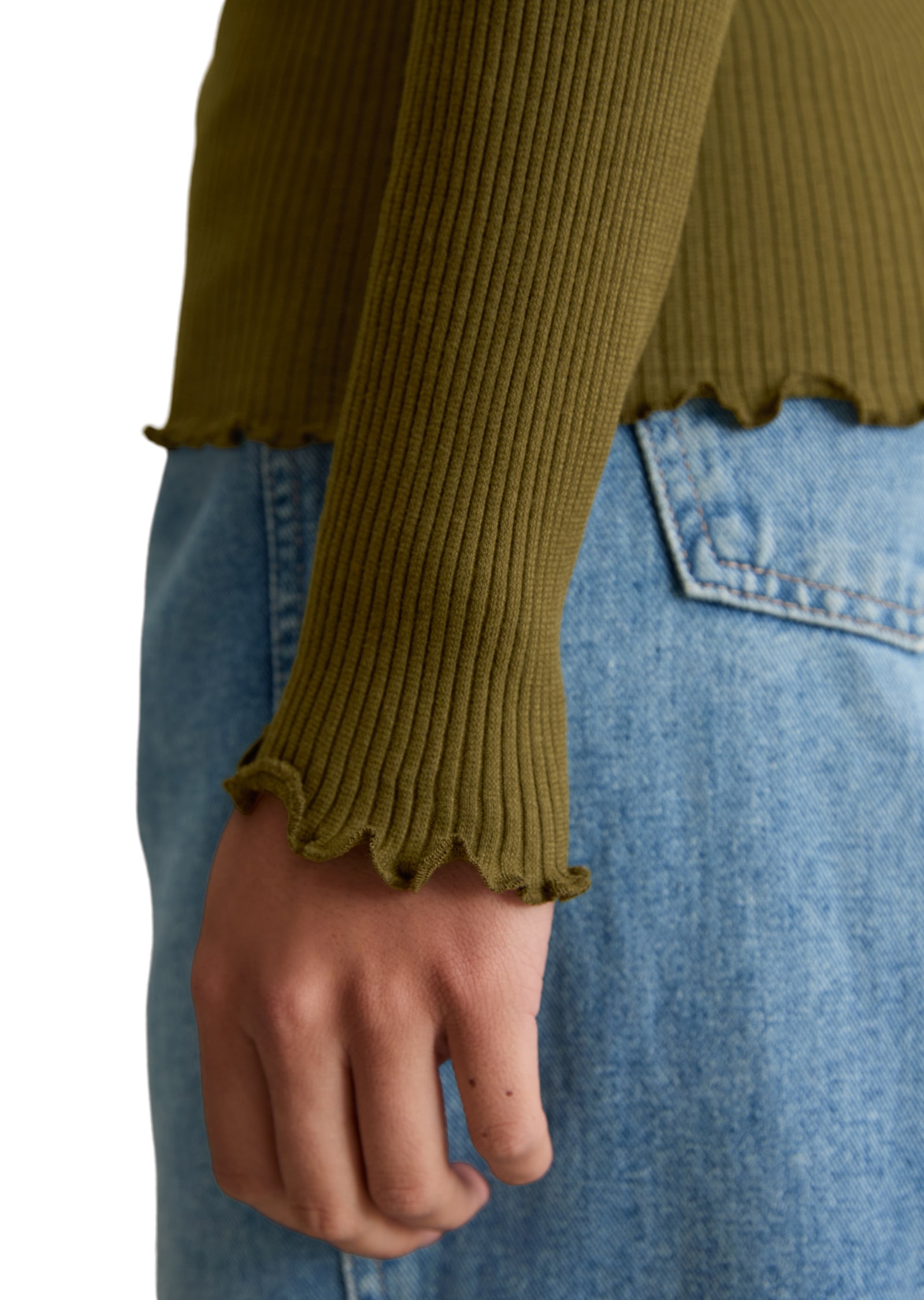 Marc O'Polo DENIM Langarmshirt »aus Organic-Cotton-Stretch«
