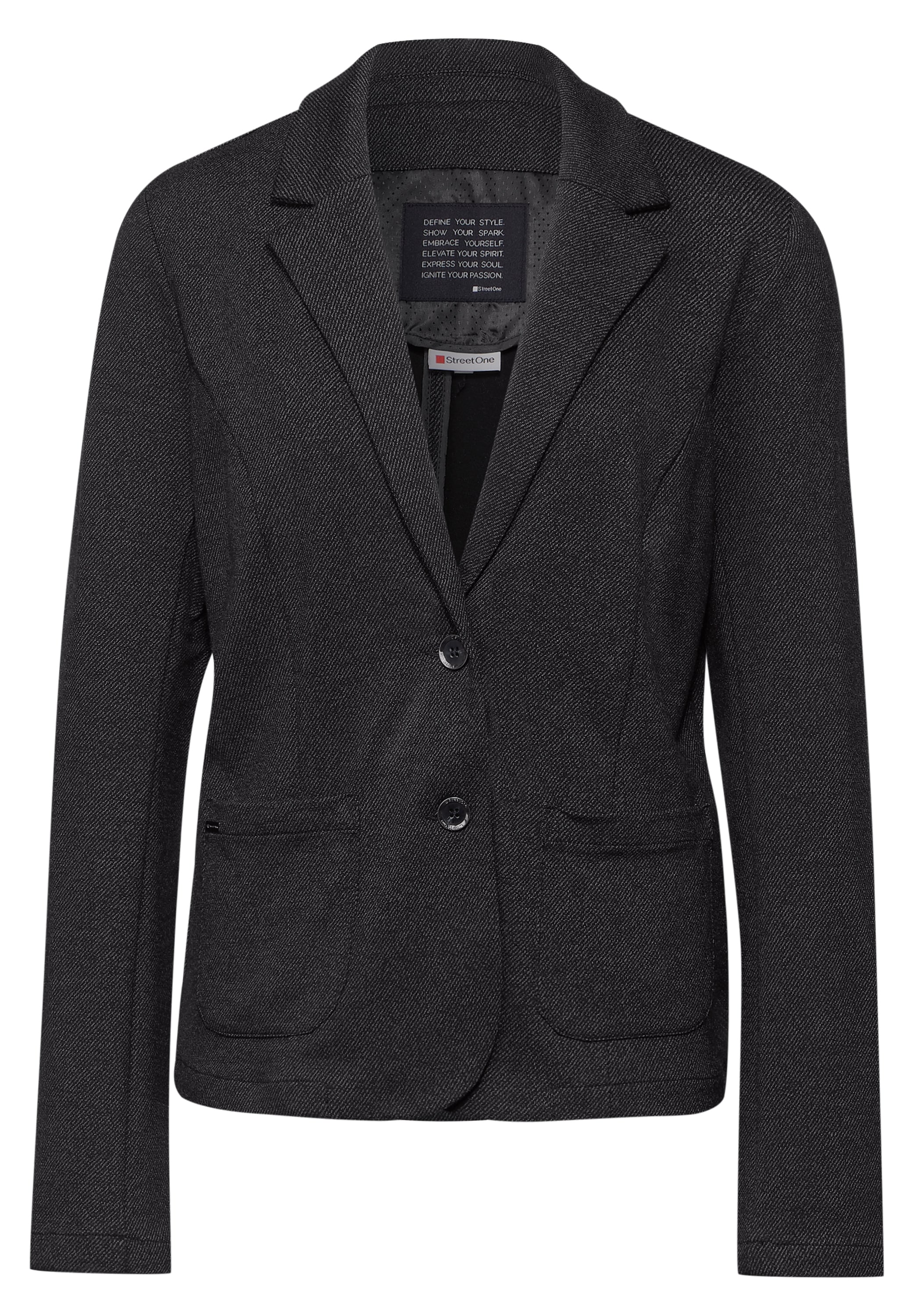 STREET ONE Kurzblazer, aus stretchigem Viskosematerial