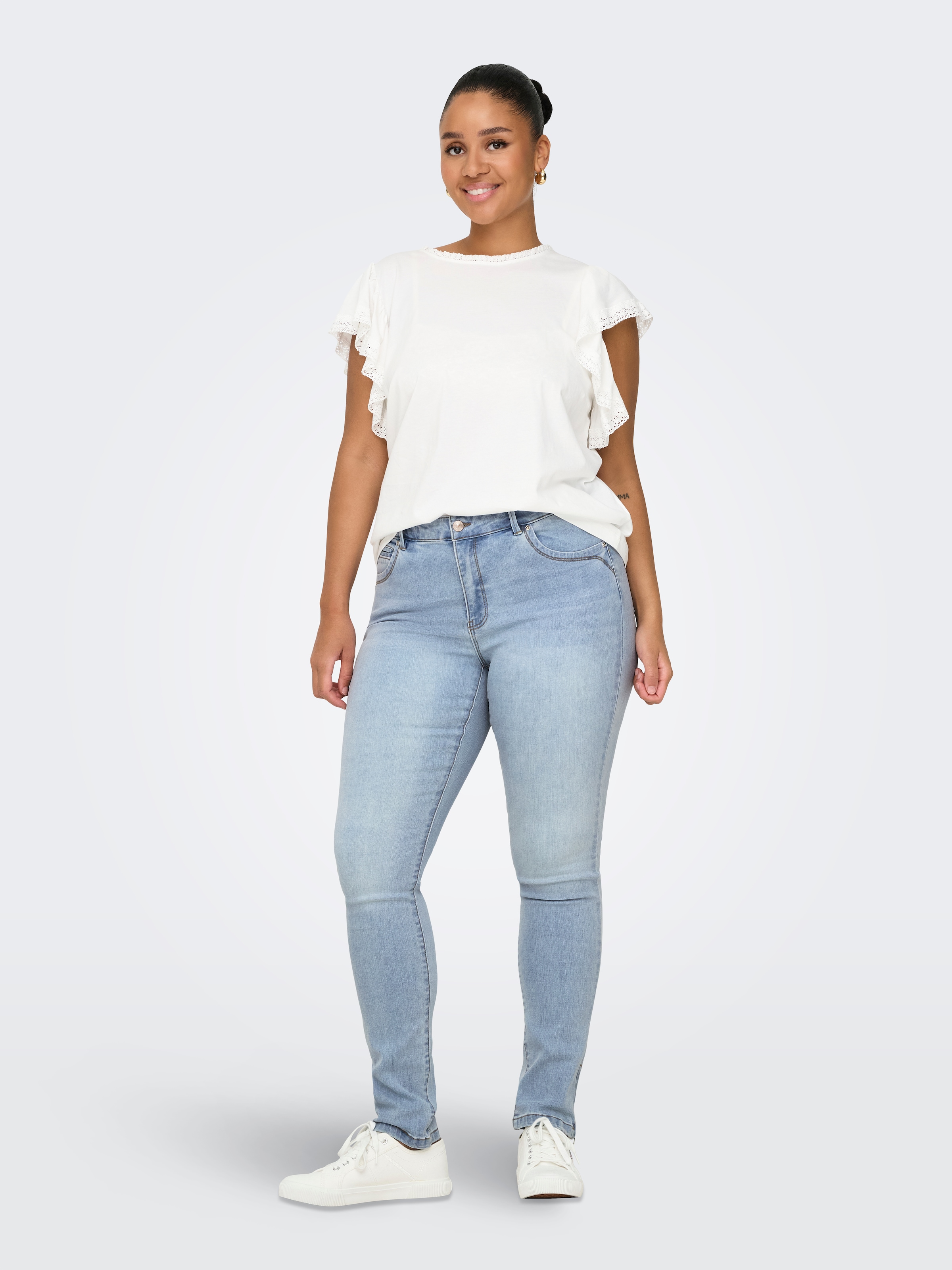 ONLY CARMAKOMA Skinny-fit-Jeans »CARKARLA REG SKINNY ANK DNM BJ639 NOOS«
