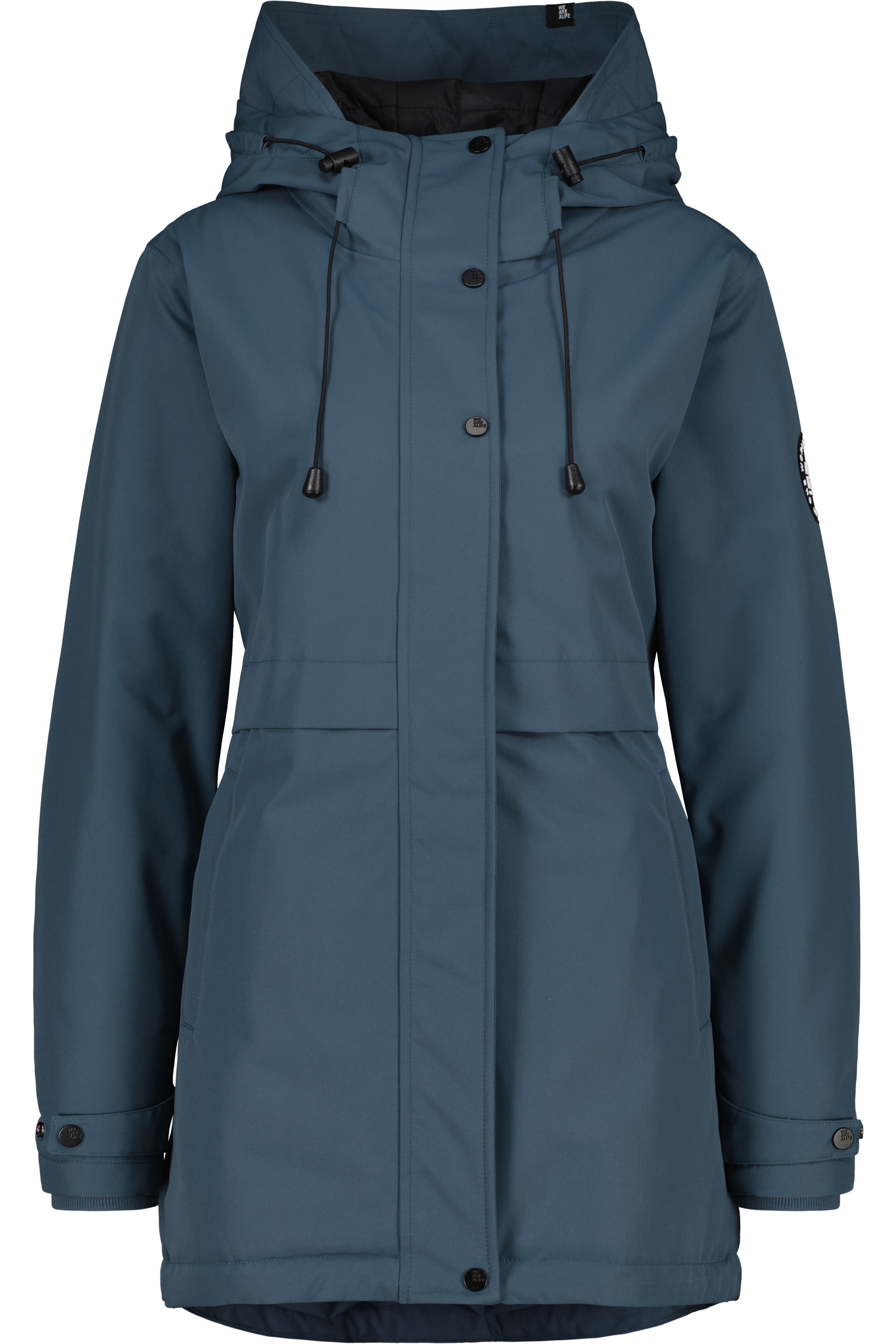 Alife & Kickin Winterjacke "Damen MarlyAK A Winterjacke, Jacke" Leicht taillierte Jacke mit Ärmelbündchen und Kapuze