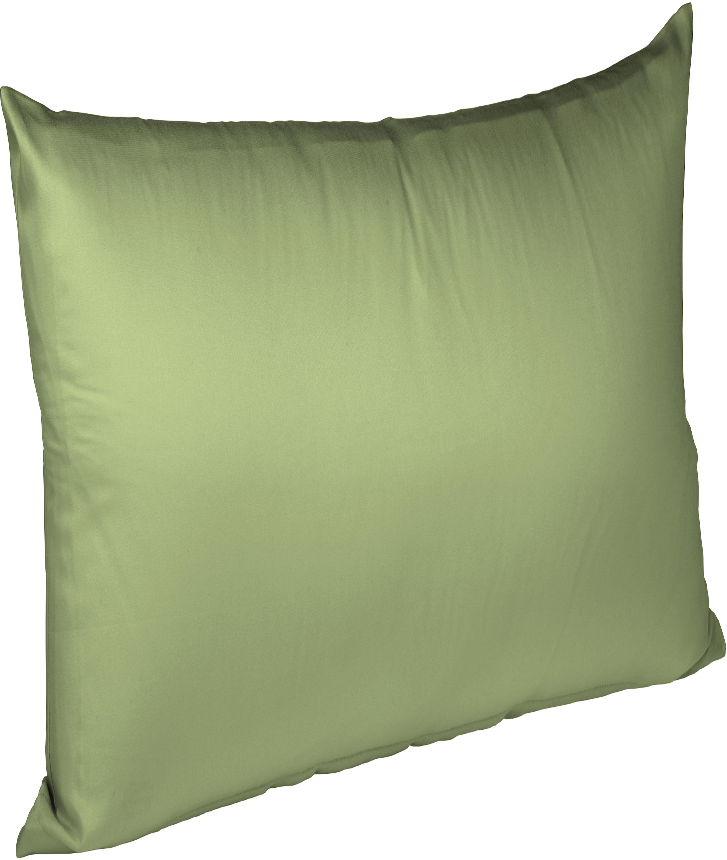 fleuresse Kissenbezug "Colours Mako Satin, 100% Baumwolle, mit Reißverschluss" Mako Satin, glänzend, glatt, Premium Qualität