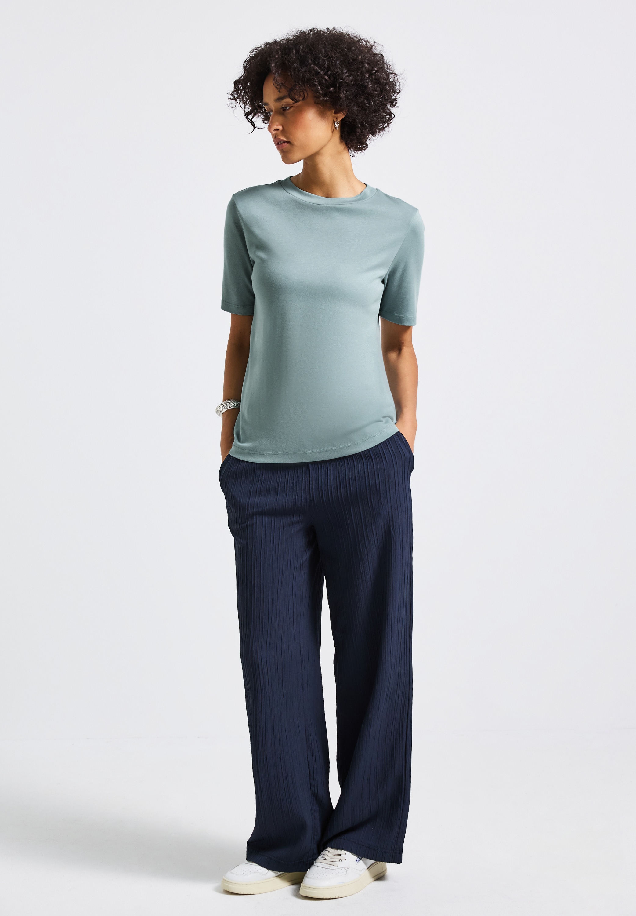 STREET ONE T-Shirt, im soften Baumwoll-Mix