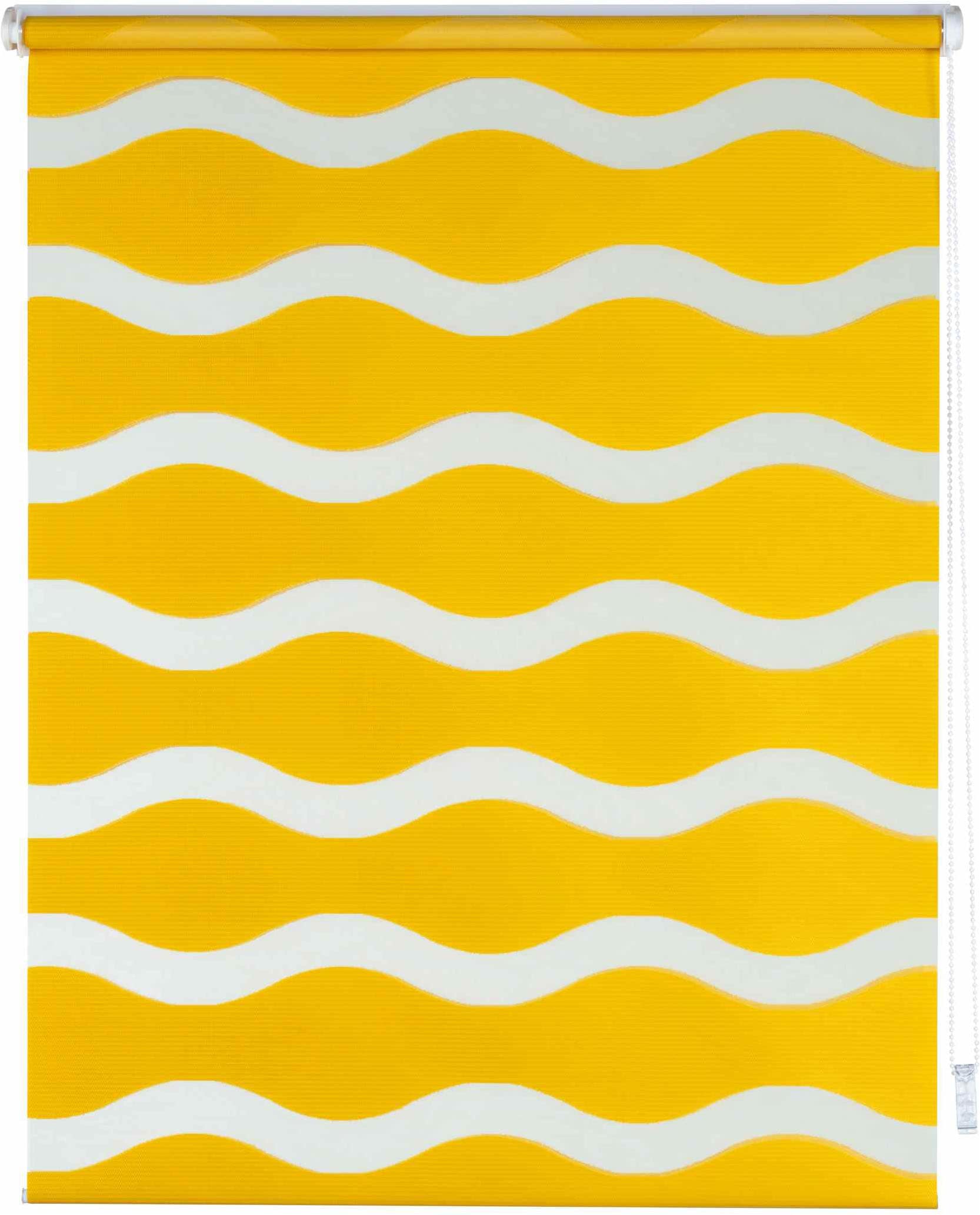 K-HOME Doppelrollo »Welle« Lichtschutz ohne Bohren im Festmaß