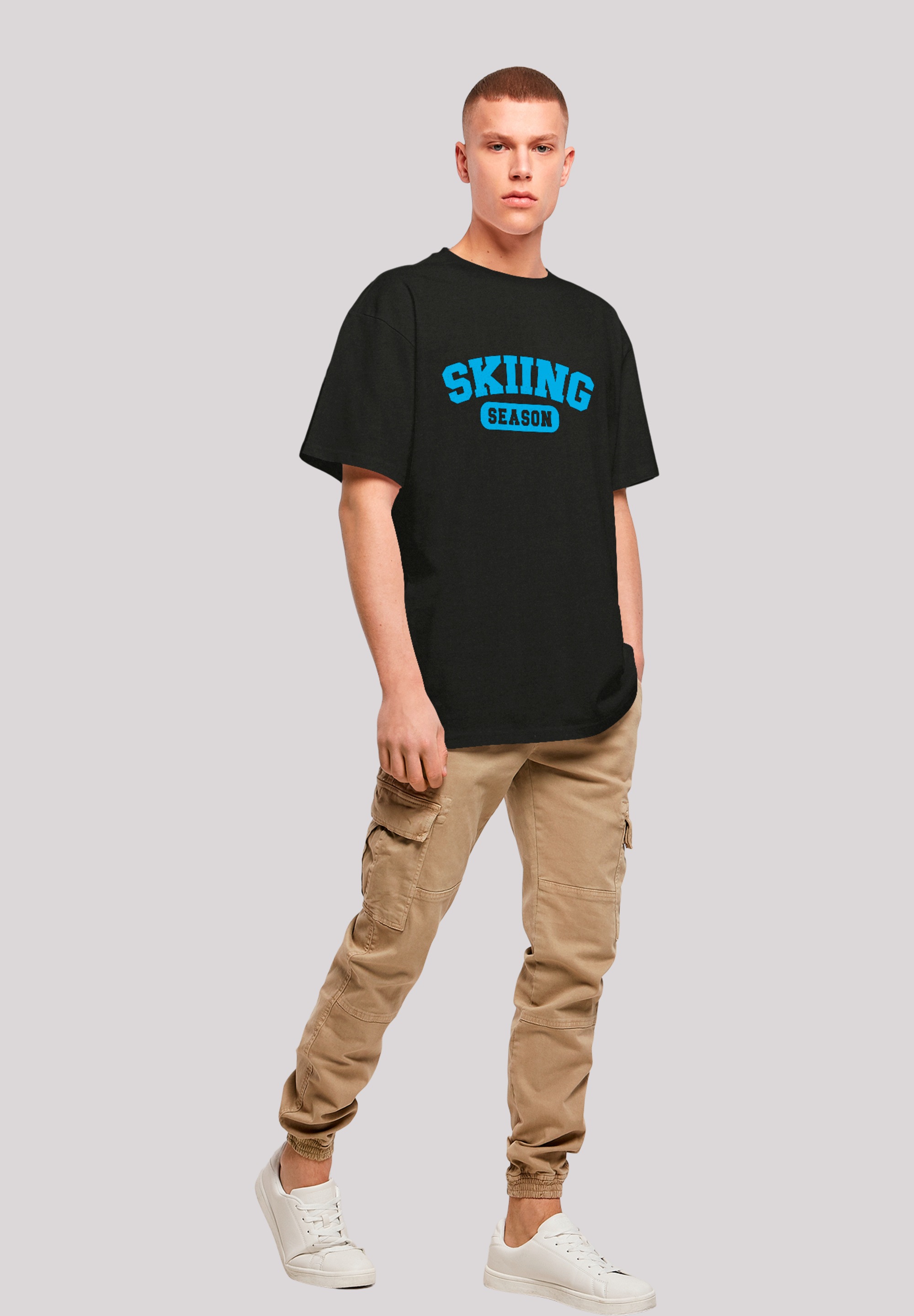F4NT4STIC T-Shirt »Skiing Season Winter Sport«, Premium Qualität