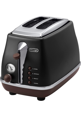 De'Longhi Toaster »CTOV 2003.BK« 2 kurze Schlitz...