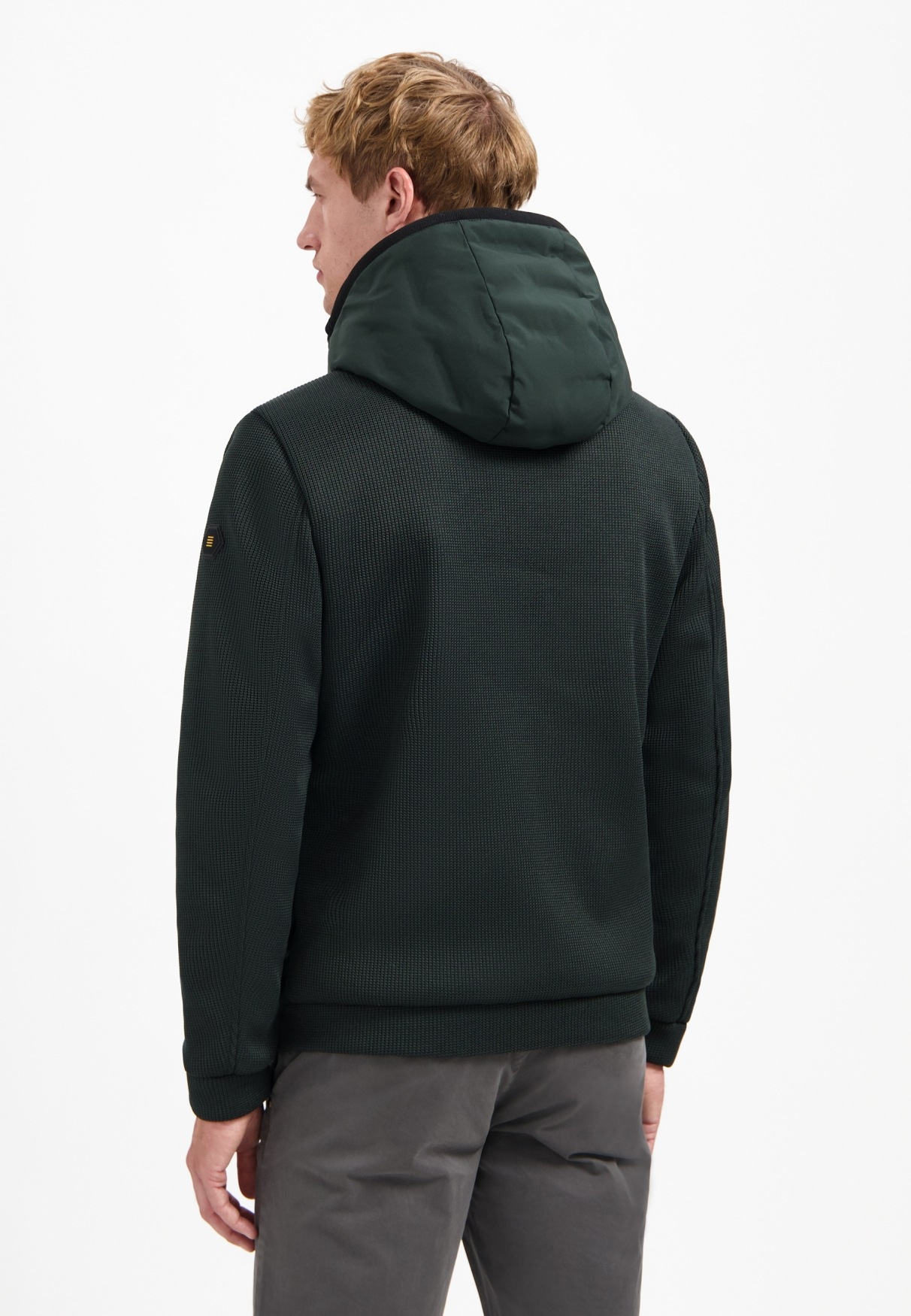 NO EXCESS Steppjacke »No Excess Jacke mit Strickärmeln«