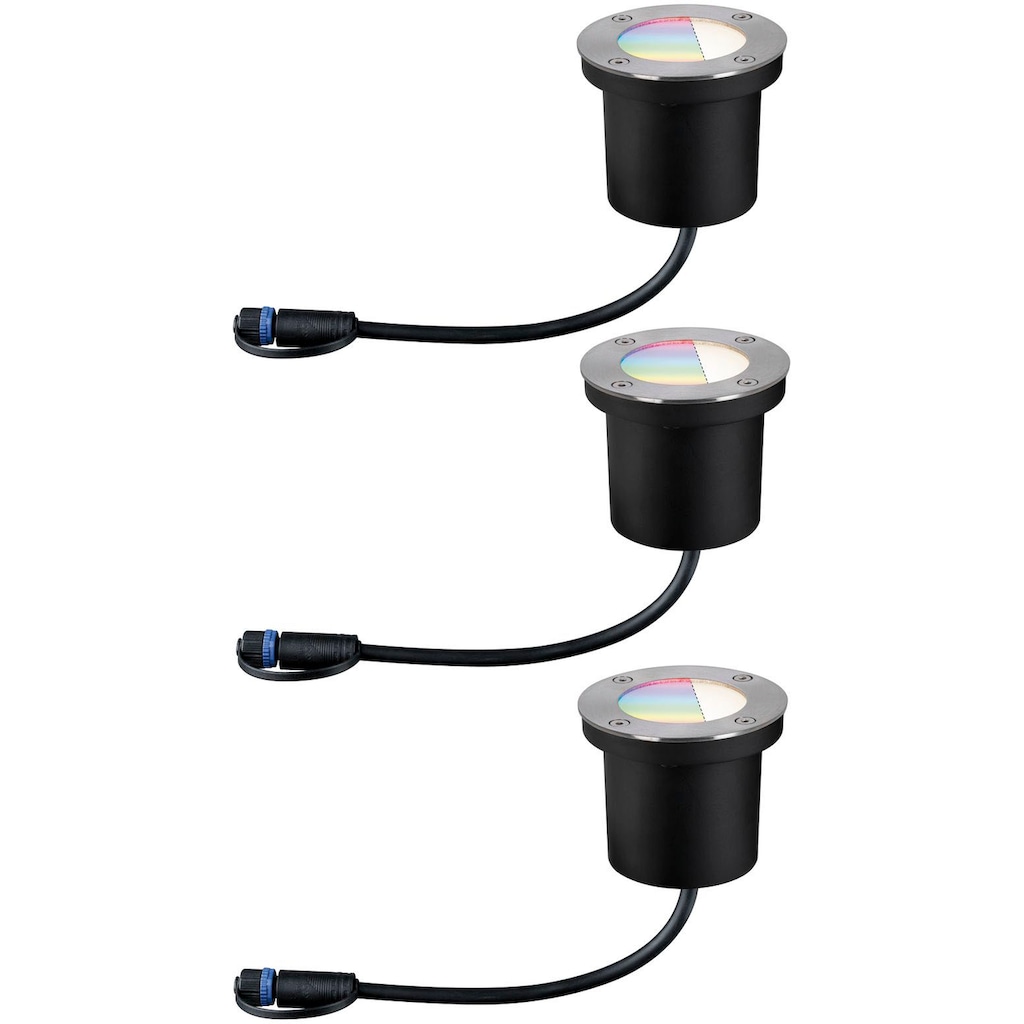 Paulmann LED Einbauleuchte »Plug & Shine«, 3 flammig-flammig