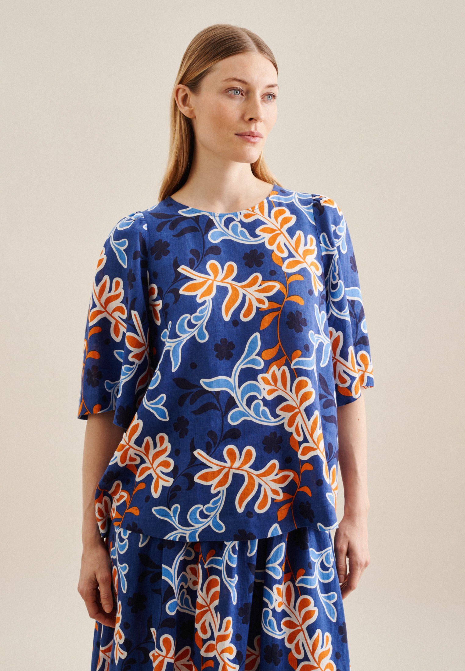 seidensticker Shirtbluse »Schwarze Rose« Kurzarm Run...
