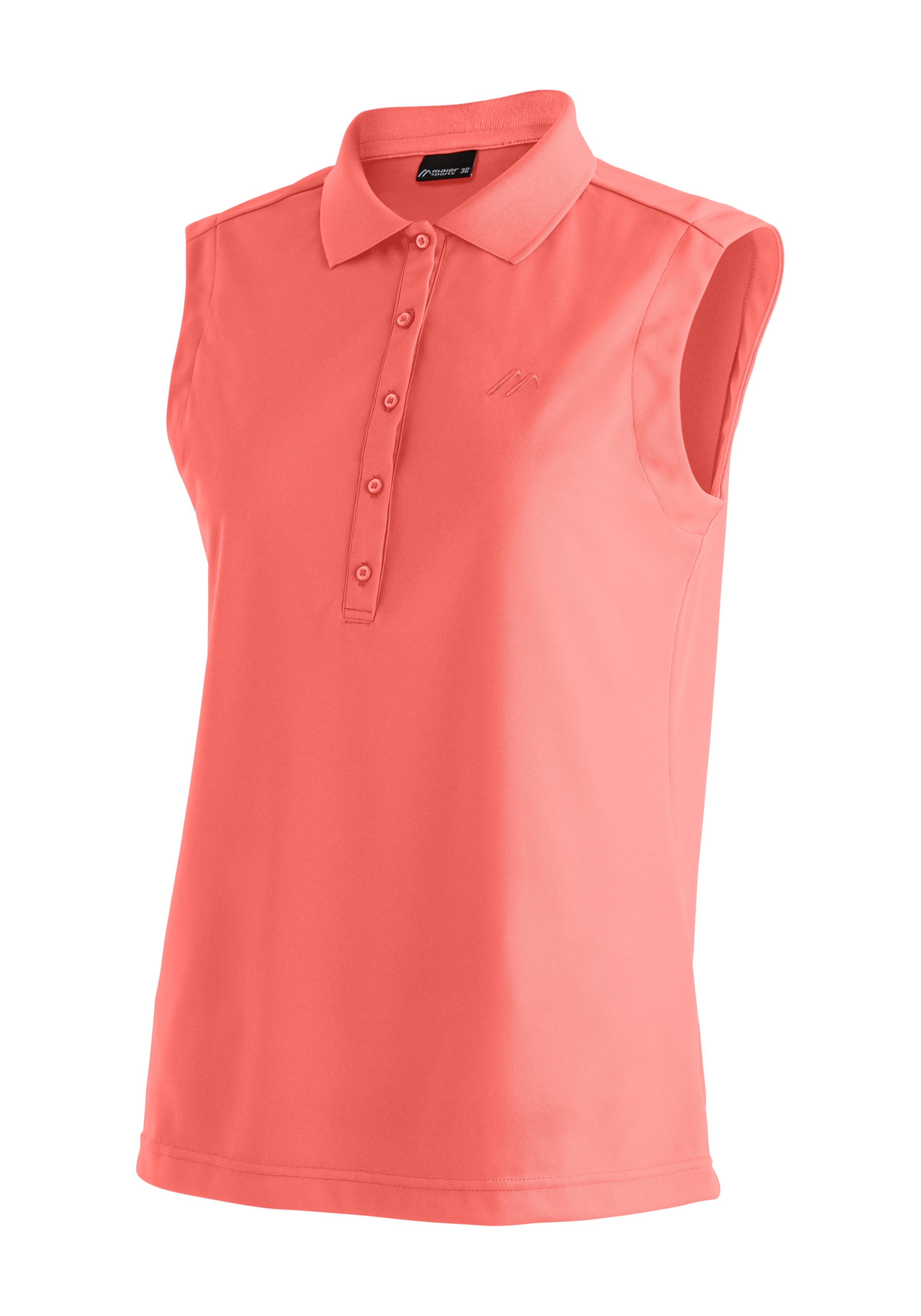 Maier Sports Poloshirt "Ulrike sleeveless" Damen Polo, leichtes Shirt, ärmelloses Funktionsshirt, Regular Fit