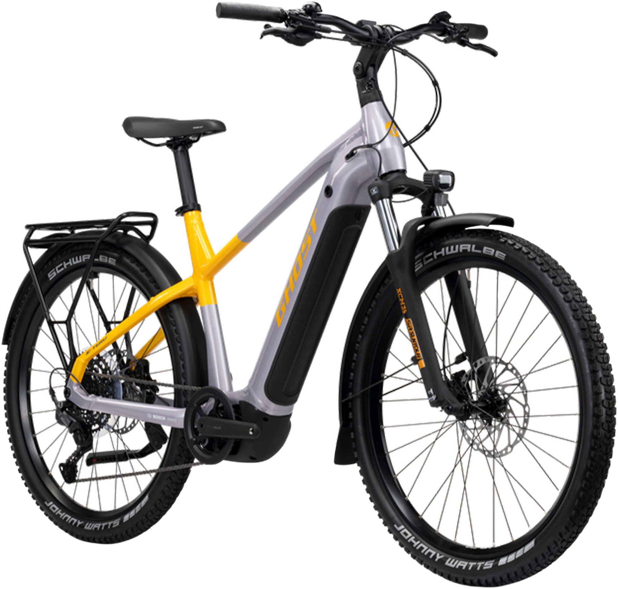 GHOST E-Bike "E-Teru Universal EQ High", 55cm, 27,5 Zoll (69,85cm)grau, Elektrofahrräder