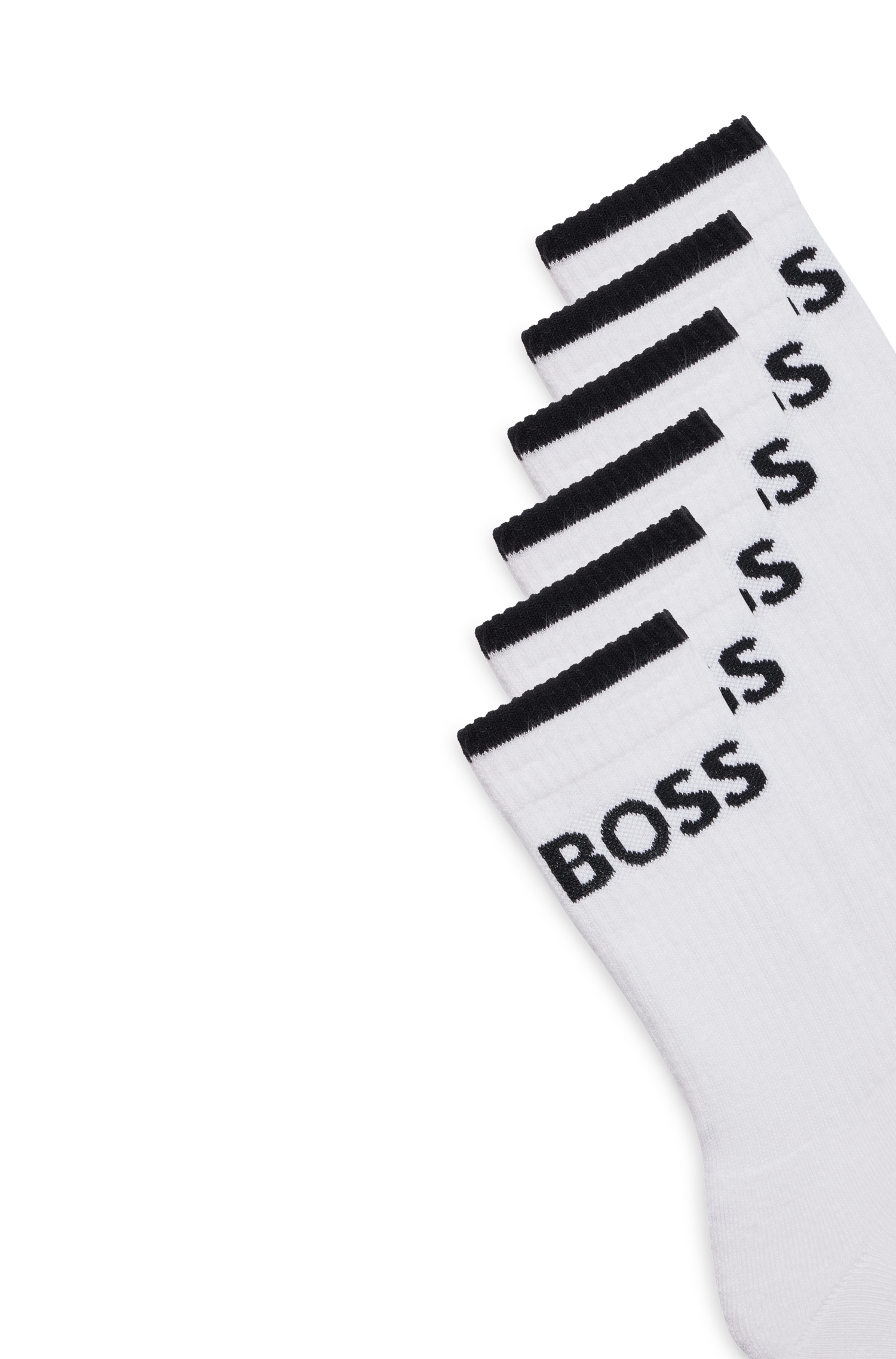 BOSS Businesssocken »6P QS Stripe CC«, (Packung, 6er)