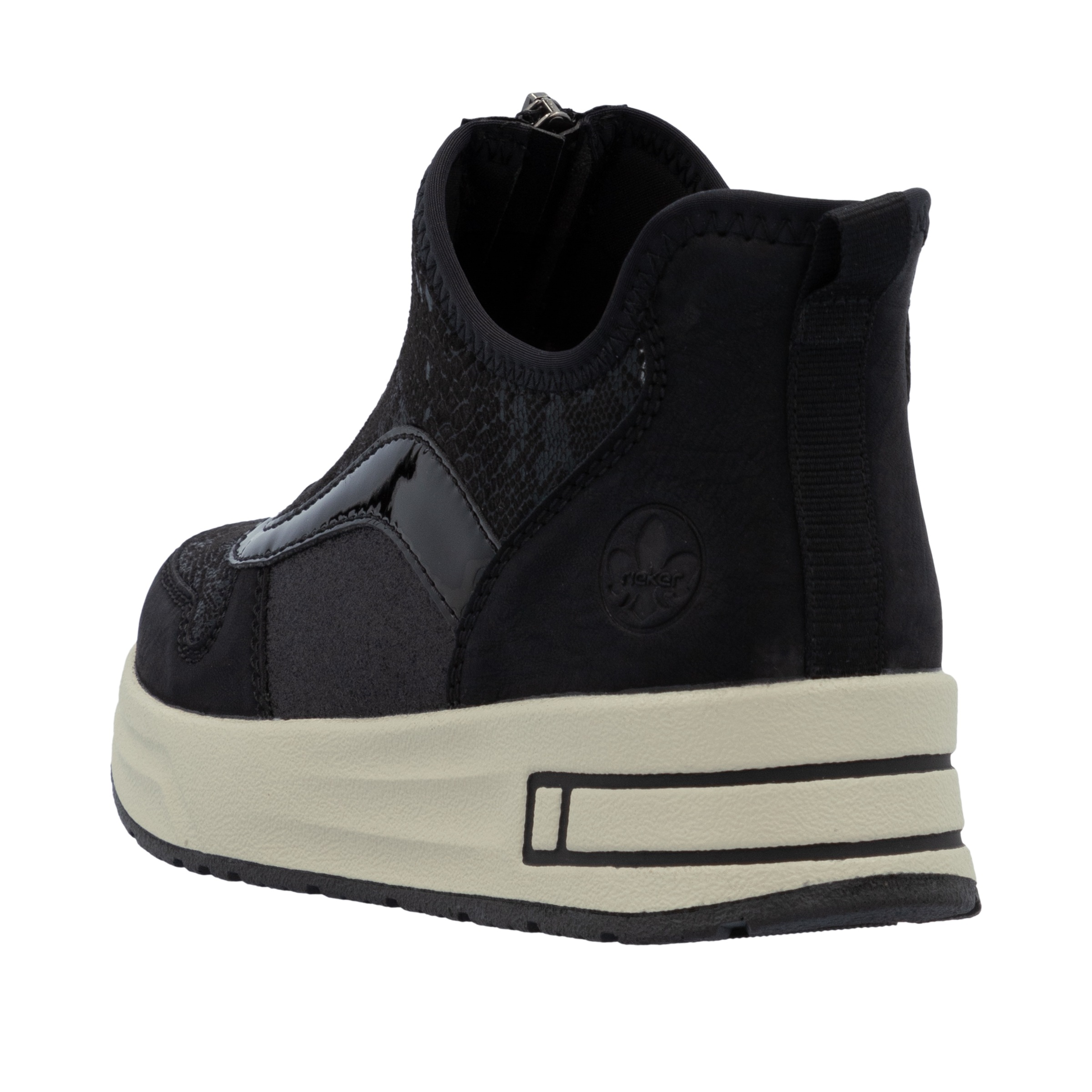 Rieker Sneaker »Ready2GO«, Plateauboots, Stiefelette, High-Top-Sneaker mit Vorderreißverschluss
