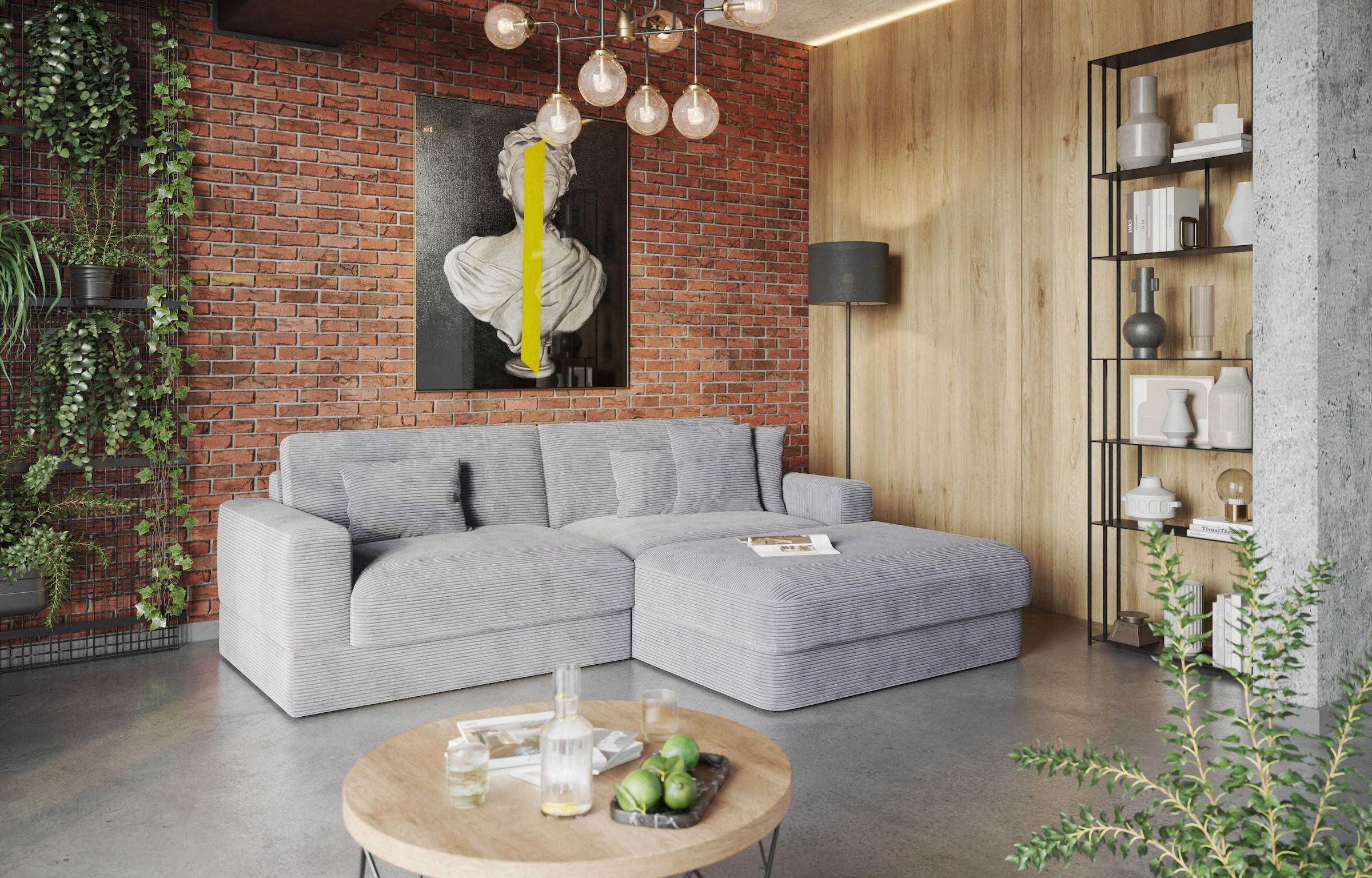 RAUM.ID Ecksofa "Innovid L-Form", Modernes Modul-Polsterprogramm günstig online kaufen