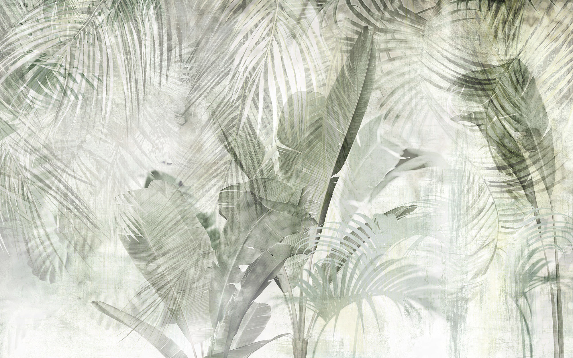 Komar Vliestapete "Digitaldruck Vlies - Botanical Boho - Größe 400 x 250 cm" bedruckt glatt Wohnzimmer, Schlafzimmer