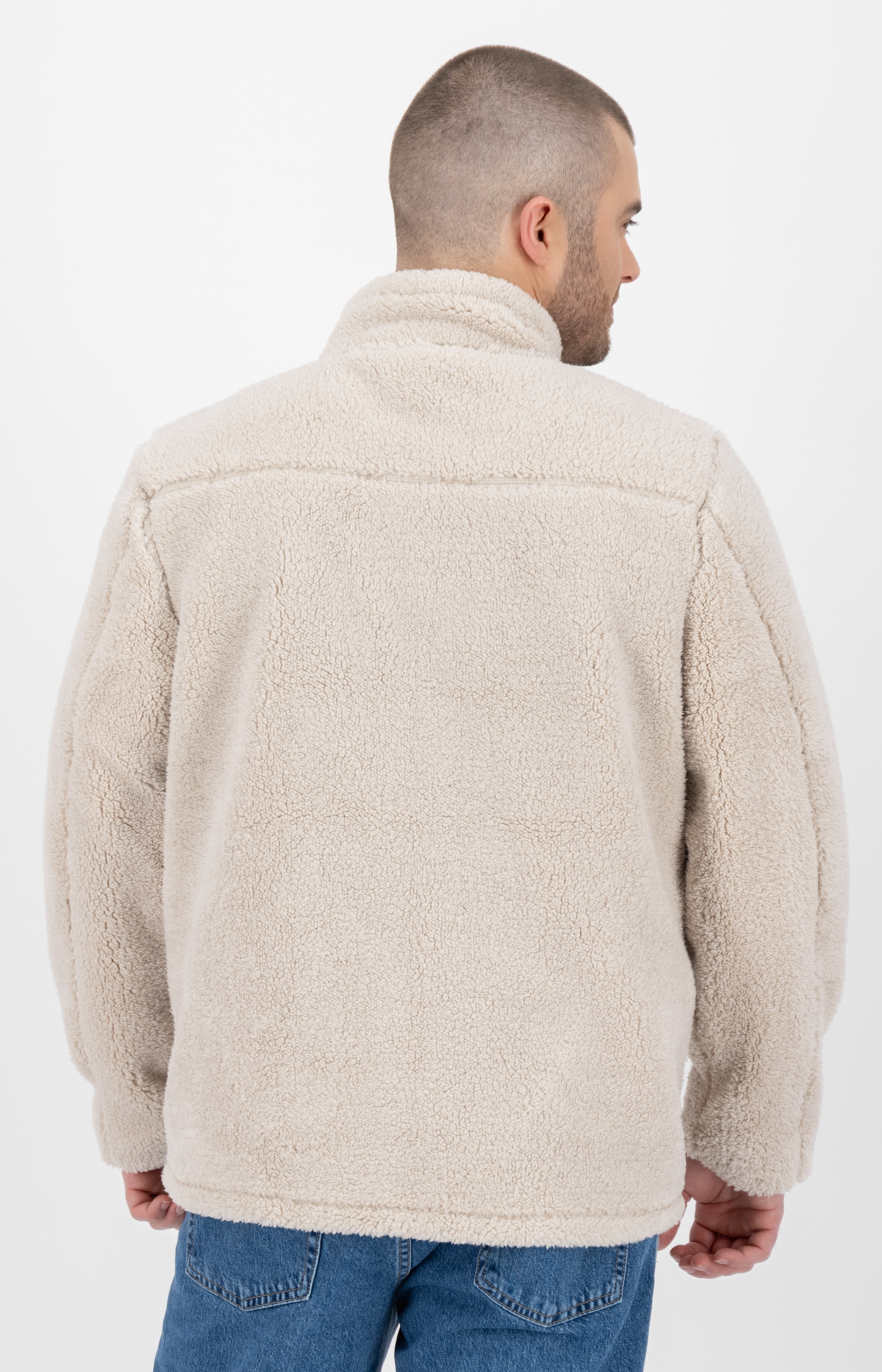 Thumbnail - LPO Fleecejacke "REECE MN", Stehkragen, mit Langhaarfleece gefüttert