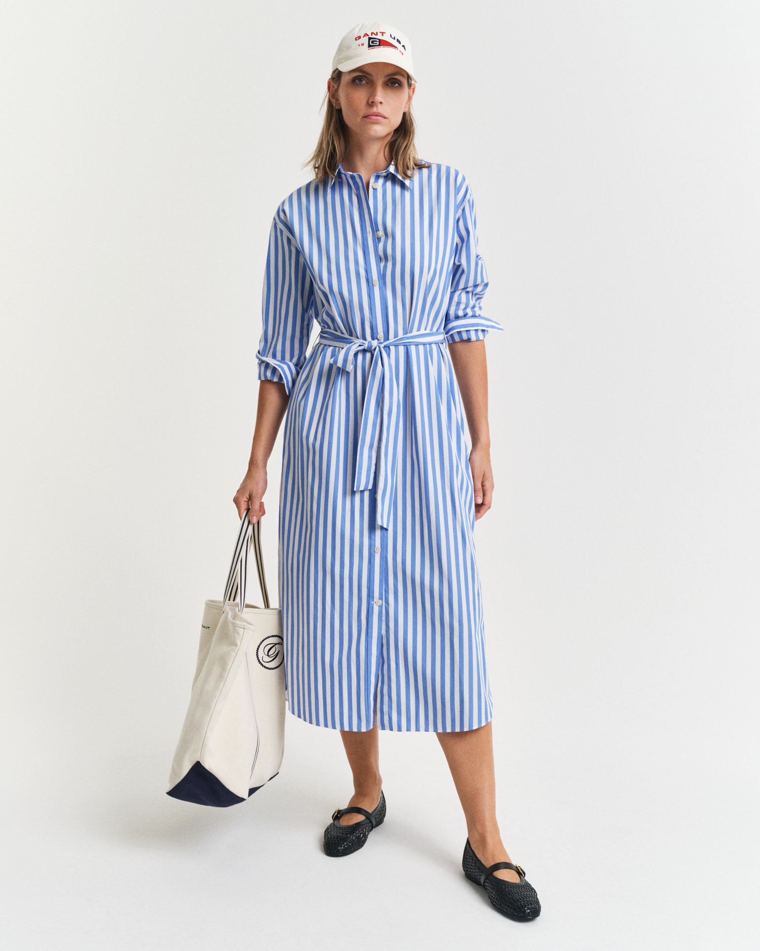 Gant Hemdblusenkleid "REL STRIPED POPLIN SHIRT DRESS" günstig online kaufen